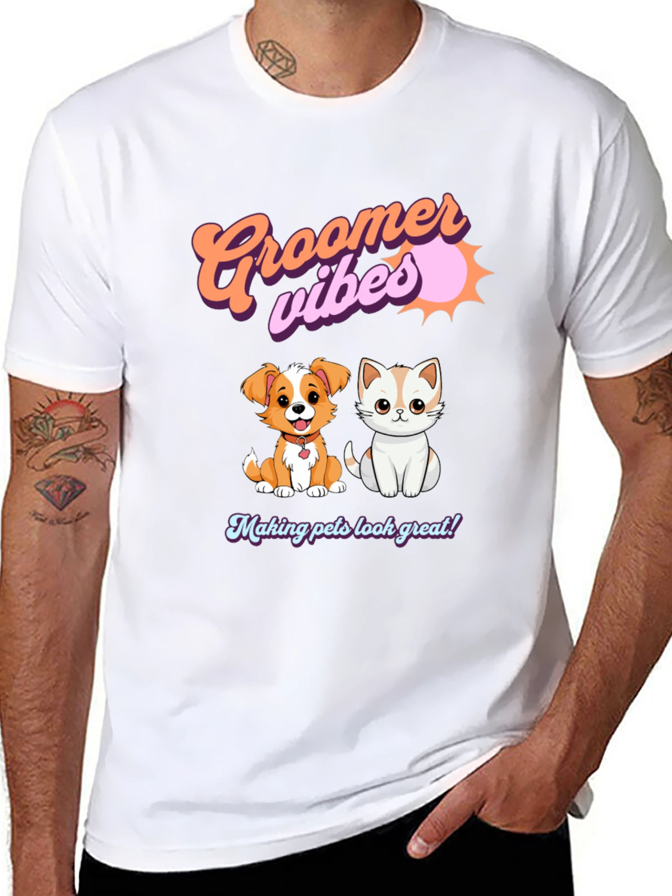Groomer Vibes Pet T-Shirt