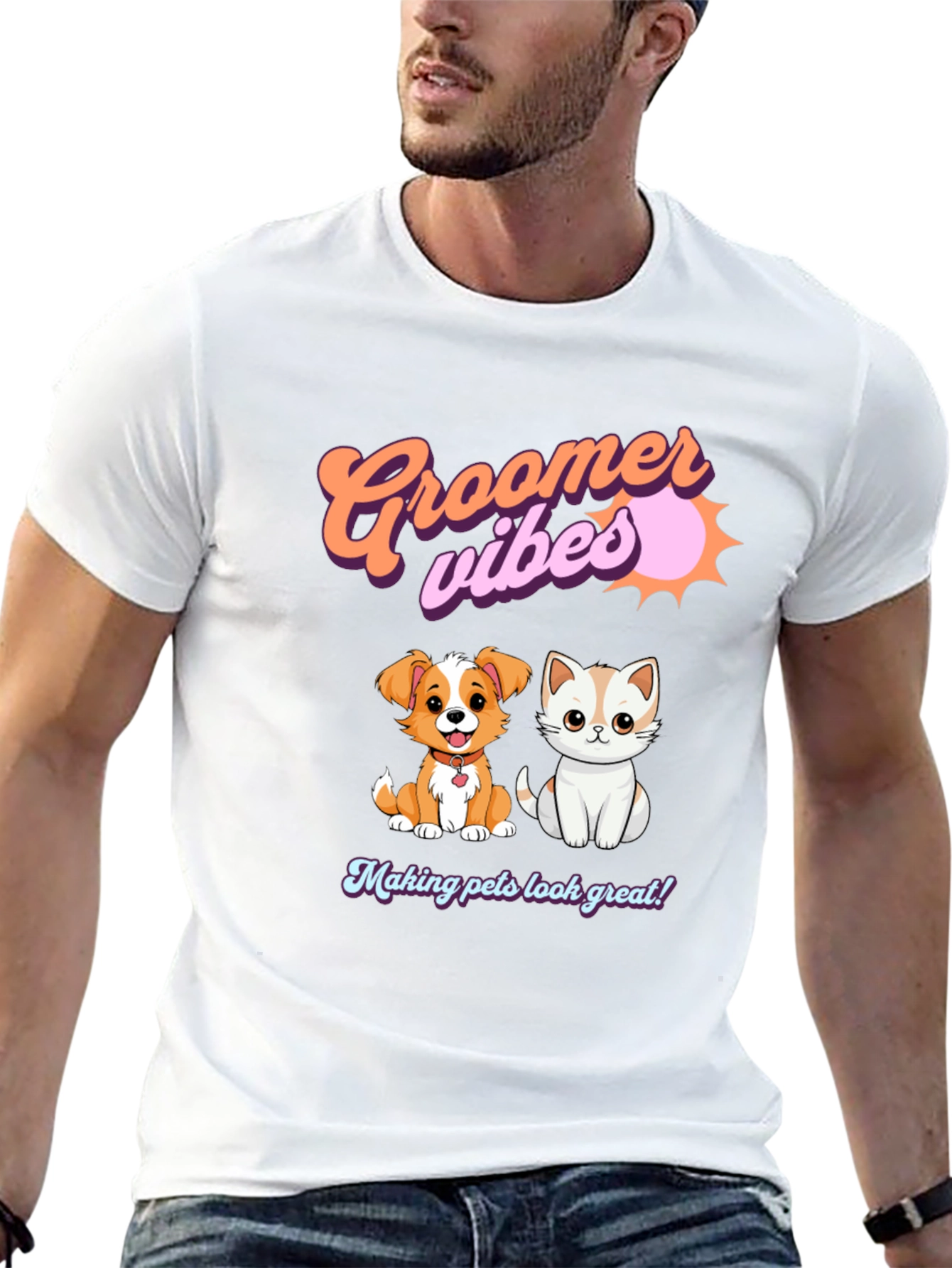 Groomer Vibes Pet T-Shirt