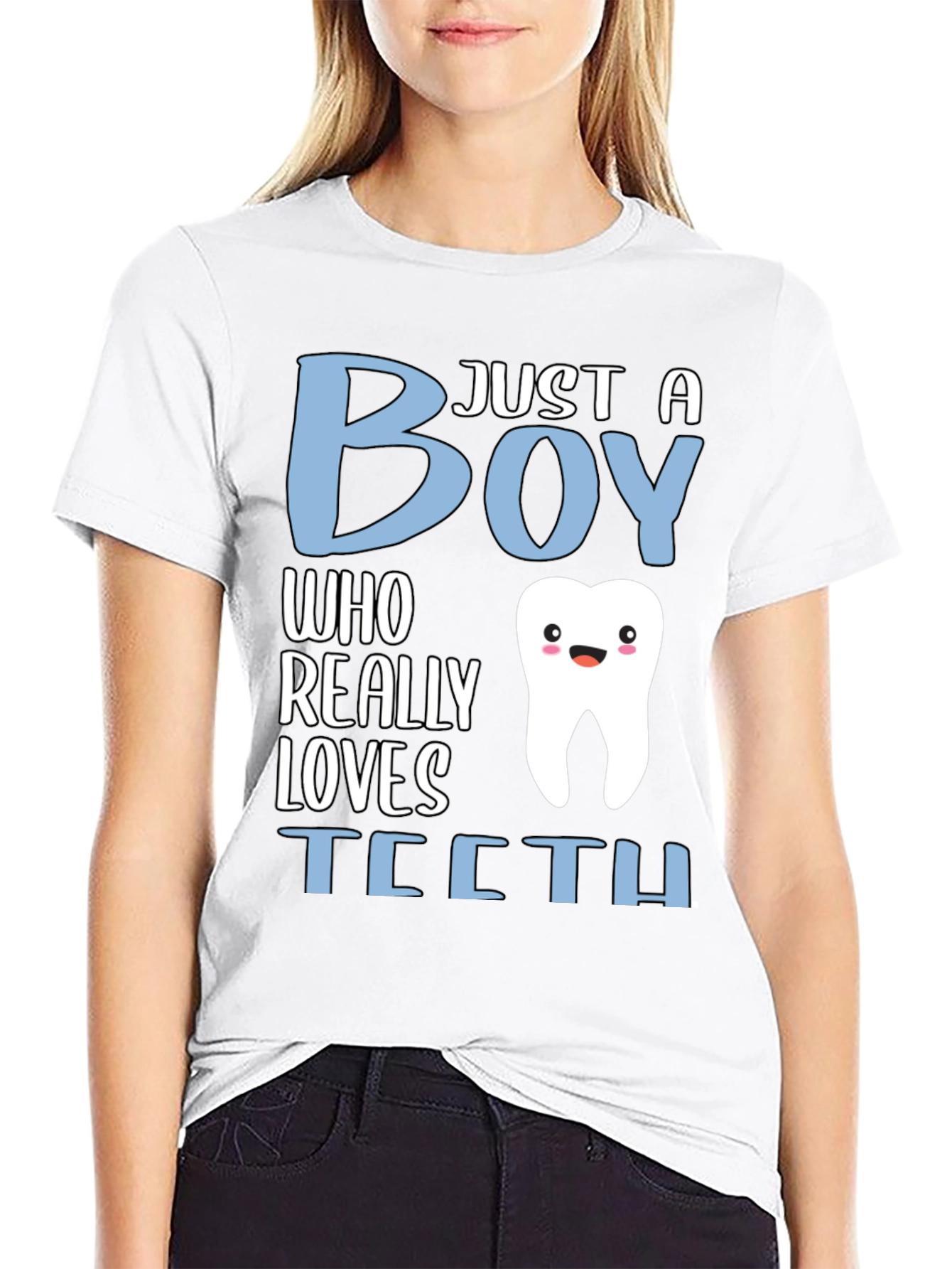Boy Who Loves Teeth Graphic T-Shirt