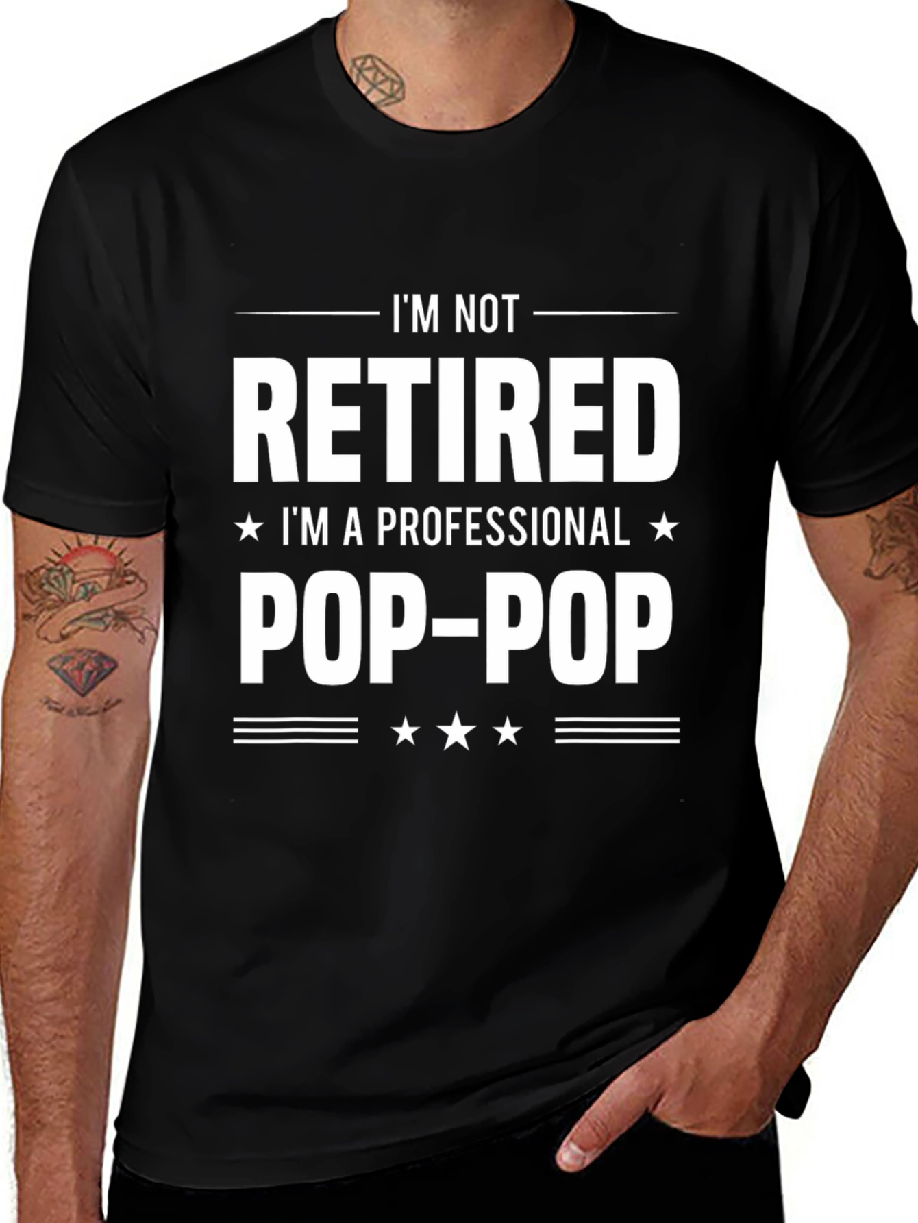Professional Pop-Pop T-Shirt - Im Not Retired