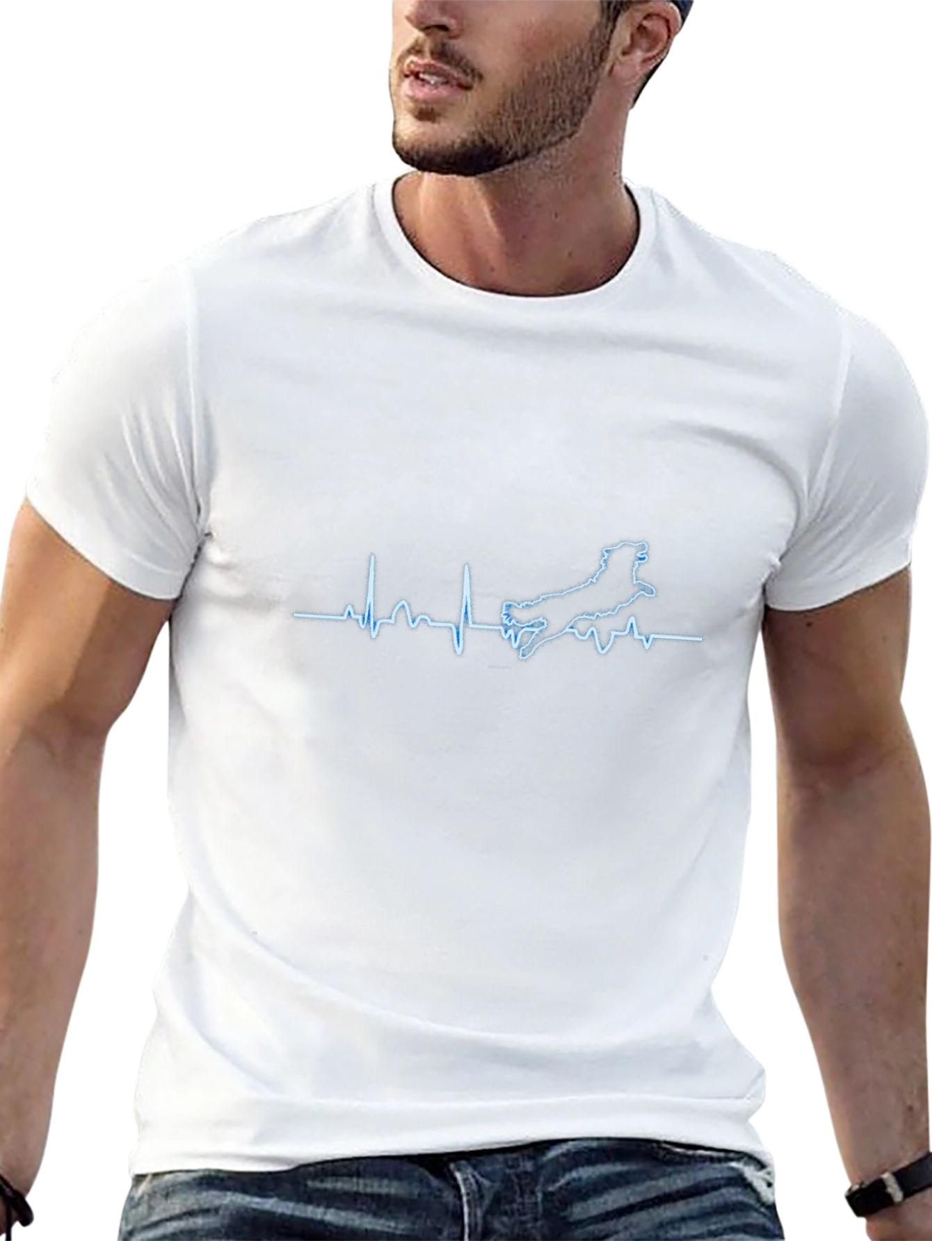 Dog Heartbeat T-Shirt - Pet Lover Tee