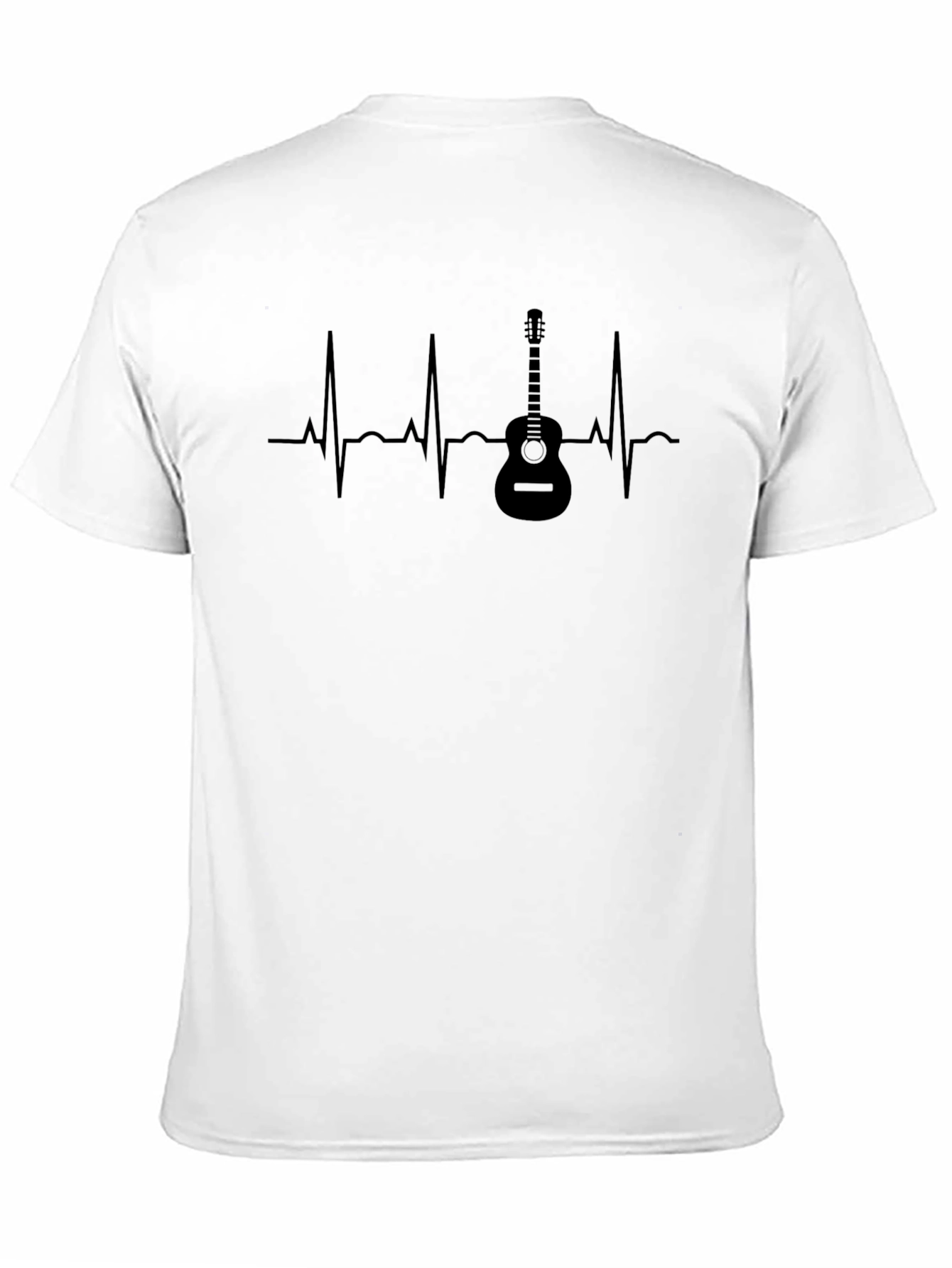 Guitar Heartbeat Graphic T-Shirt