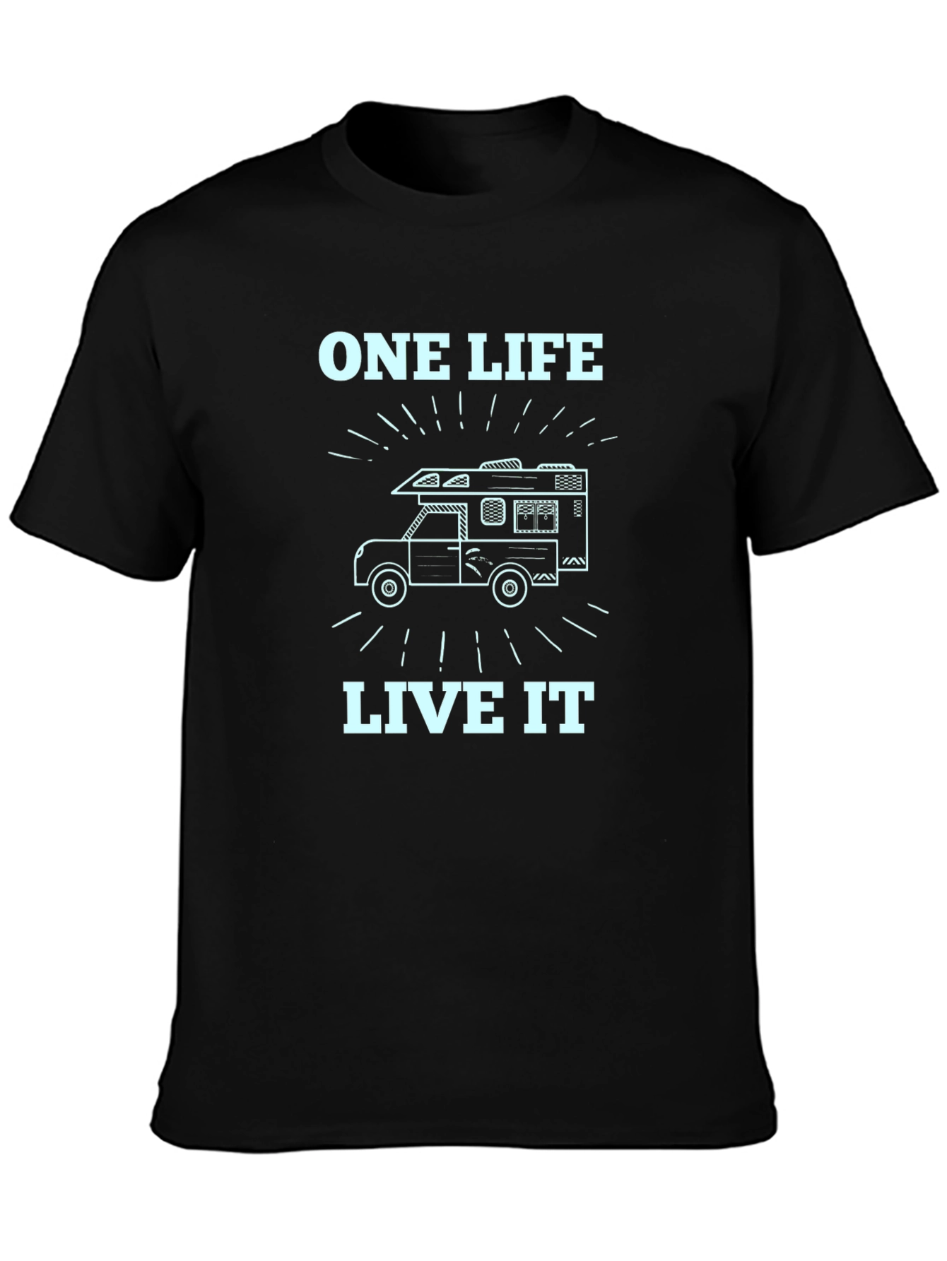 One Life Live It Camper Graphic Tee