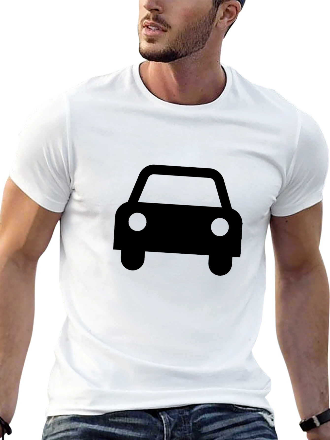 Black Car Graphic T-Shirt