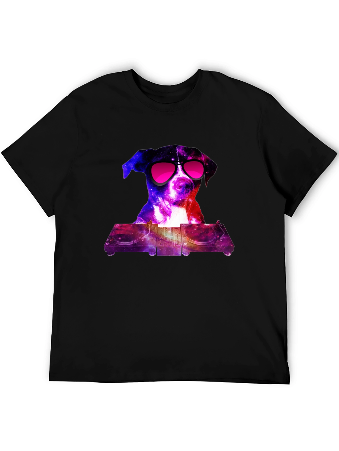 DJ Dog Galaxy T-Shirt
