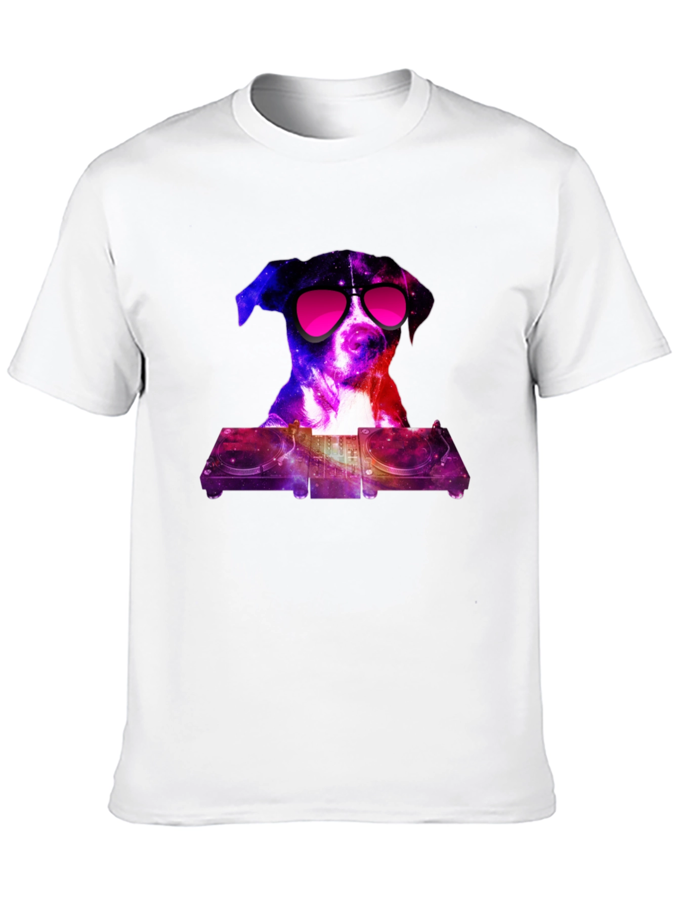 DJ Dog Galaxy T-Shirt