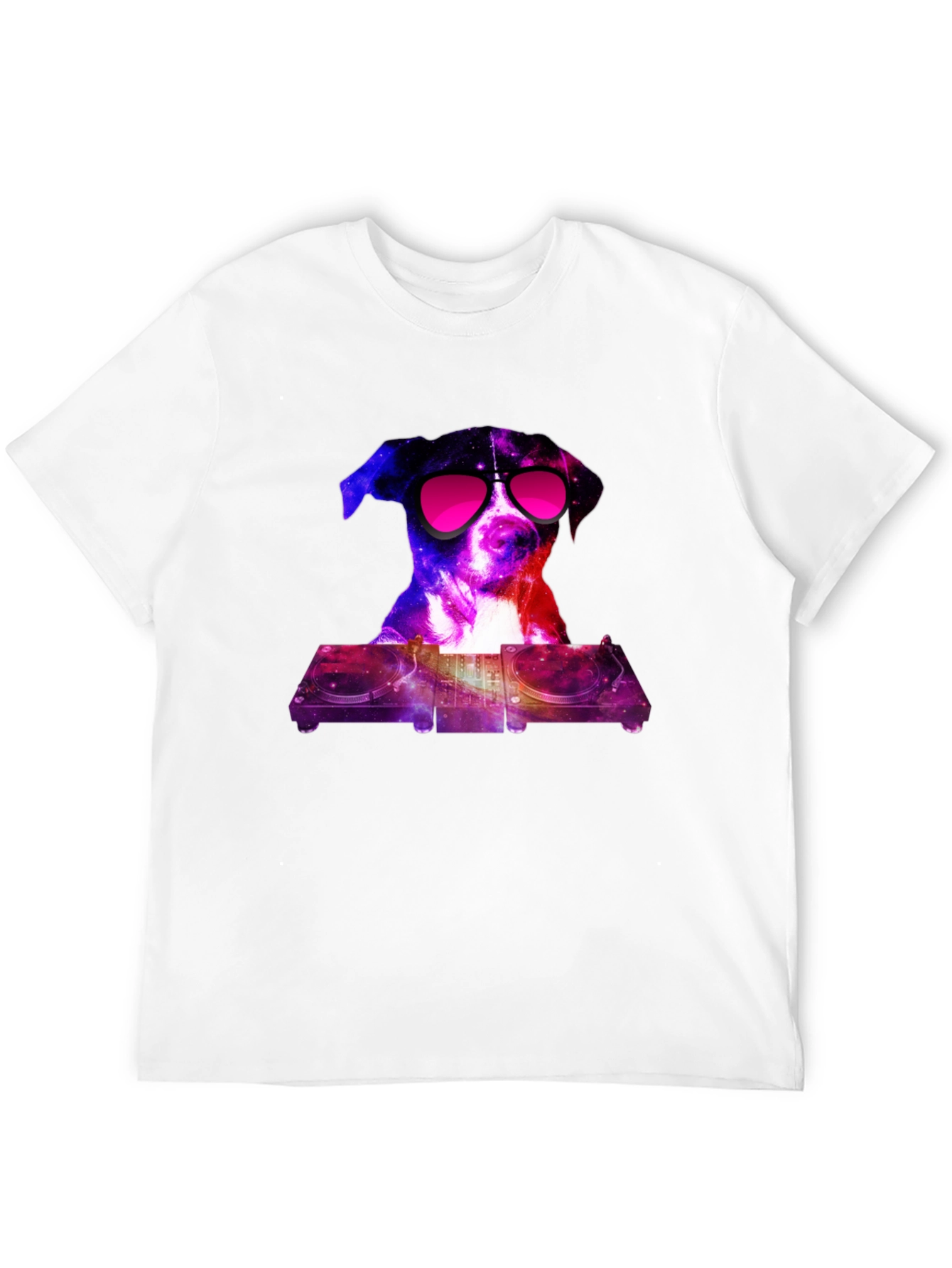 DJ Dog Galaxy T-Shirt