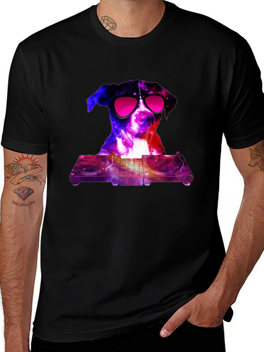 DJ Dog Galaxy T-Shirt