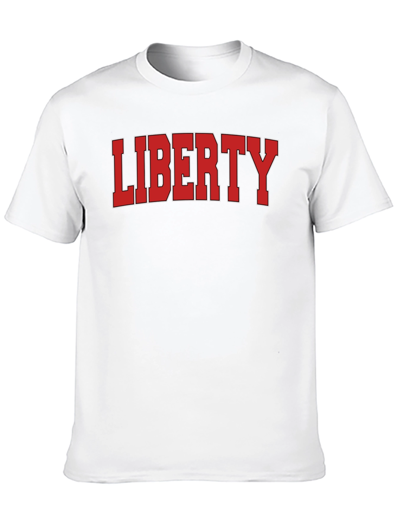Liberty Graphic Print Black T-Shirt