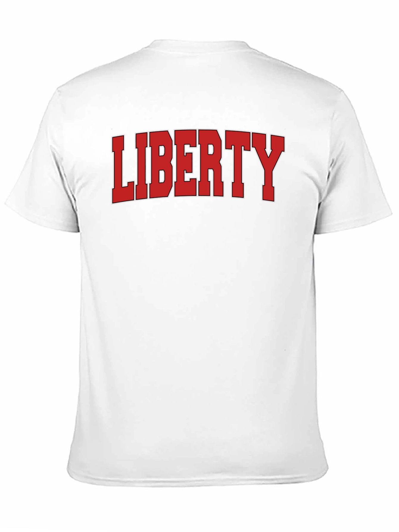 Liberty Graphic Print Black T-Shirt