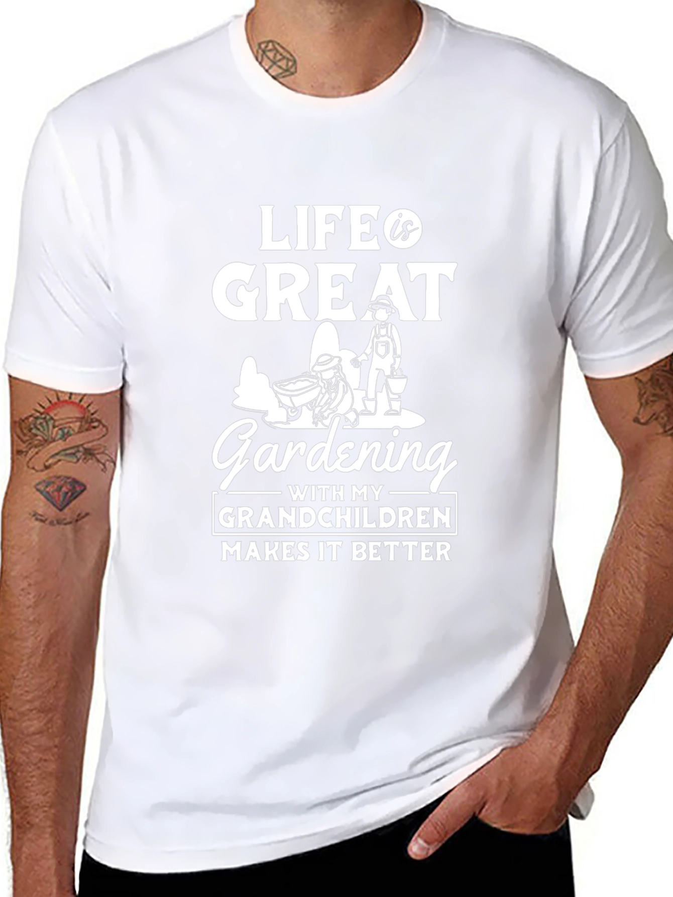 Gardening Grandchildren T-Shirt
