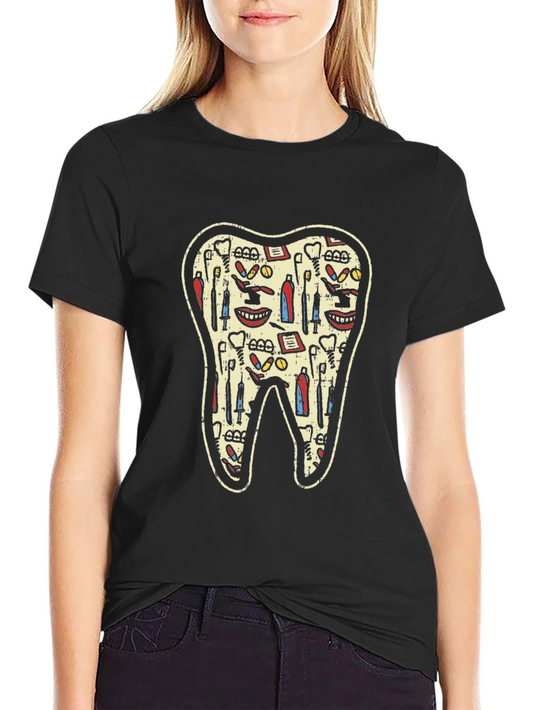 Dentist Tool Pattern T-Shirt