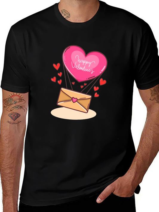Valentines Day Heart & Letter T-Shirt