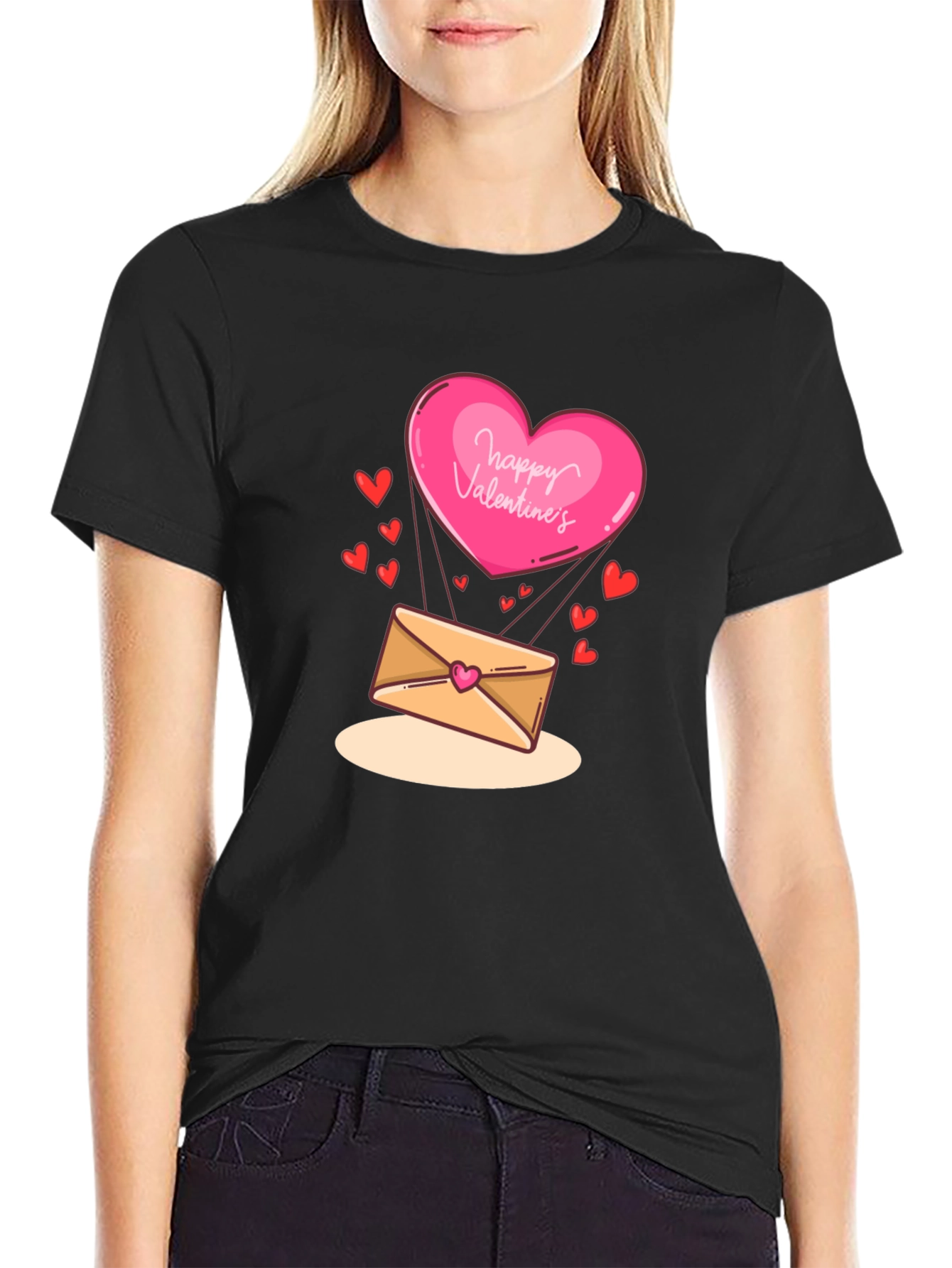 Valentines Day Heart & Letter T-Shirt