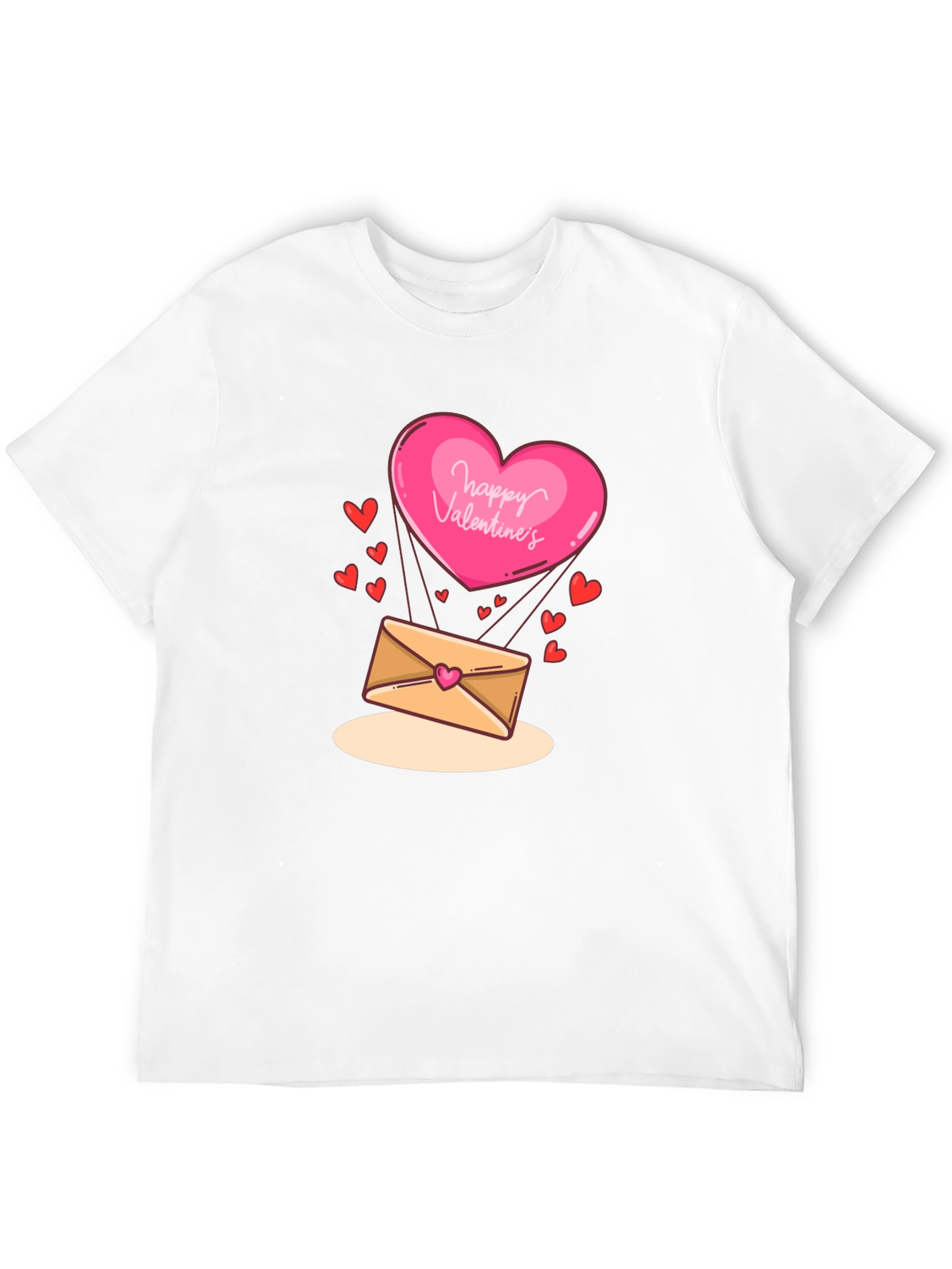 Valentines Day Heart & Letter T-Shirt