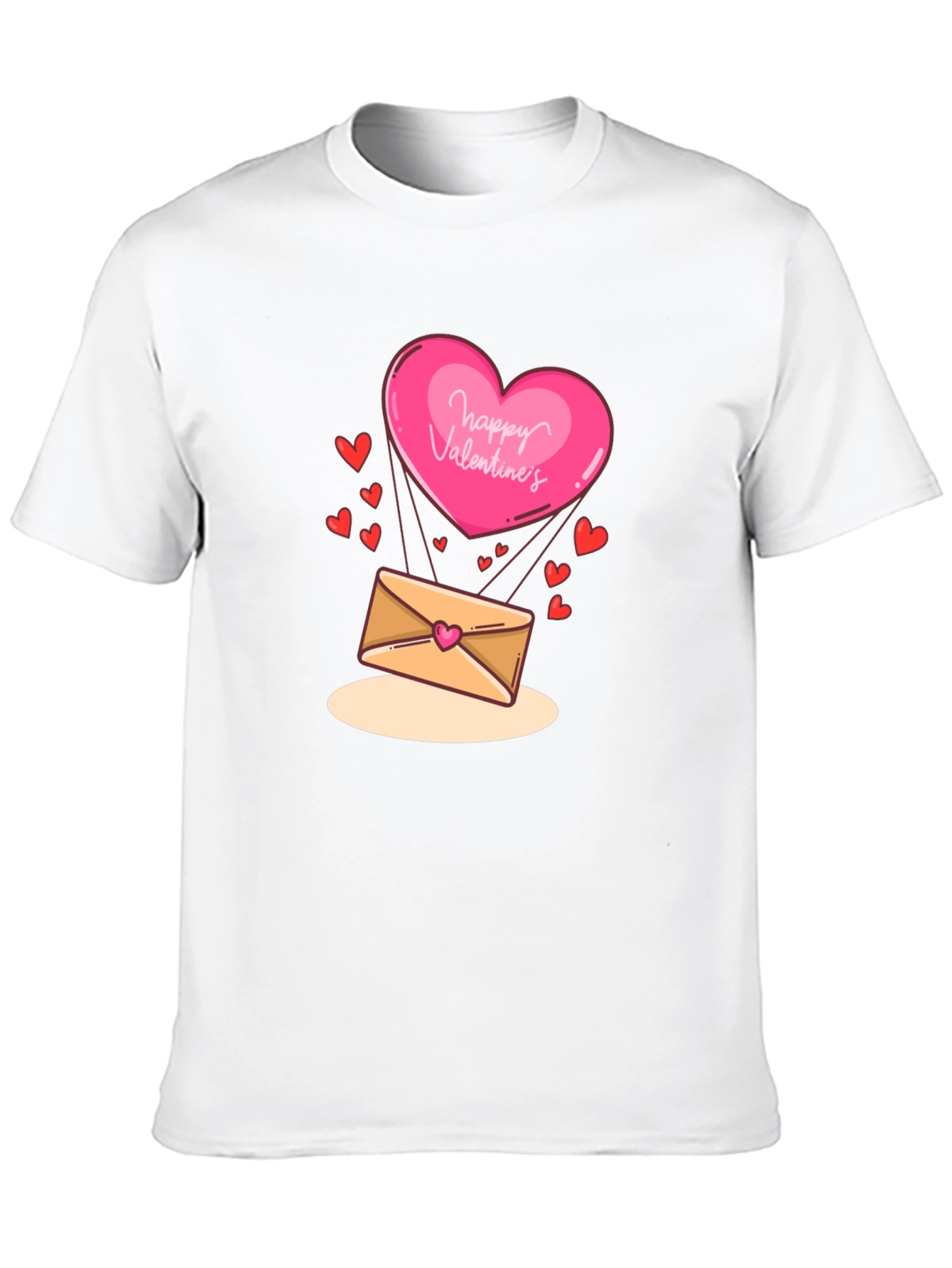 Valentines Day Heart & Letter T-Shirt