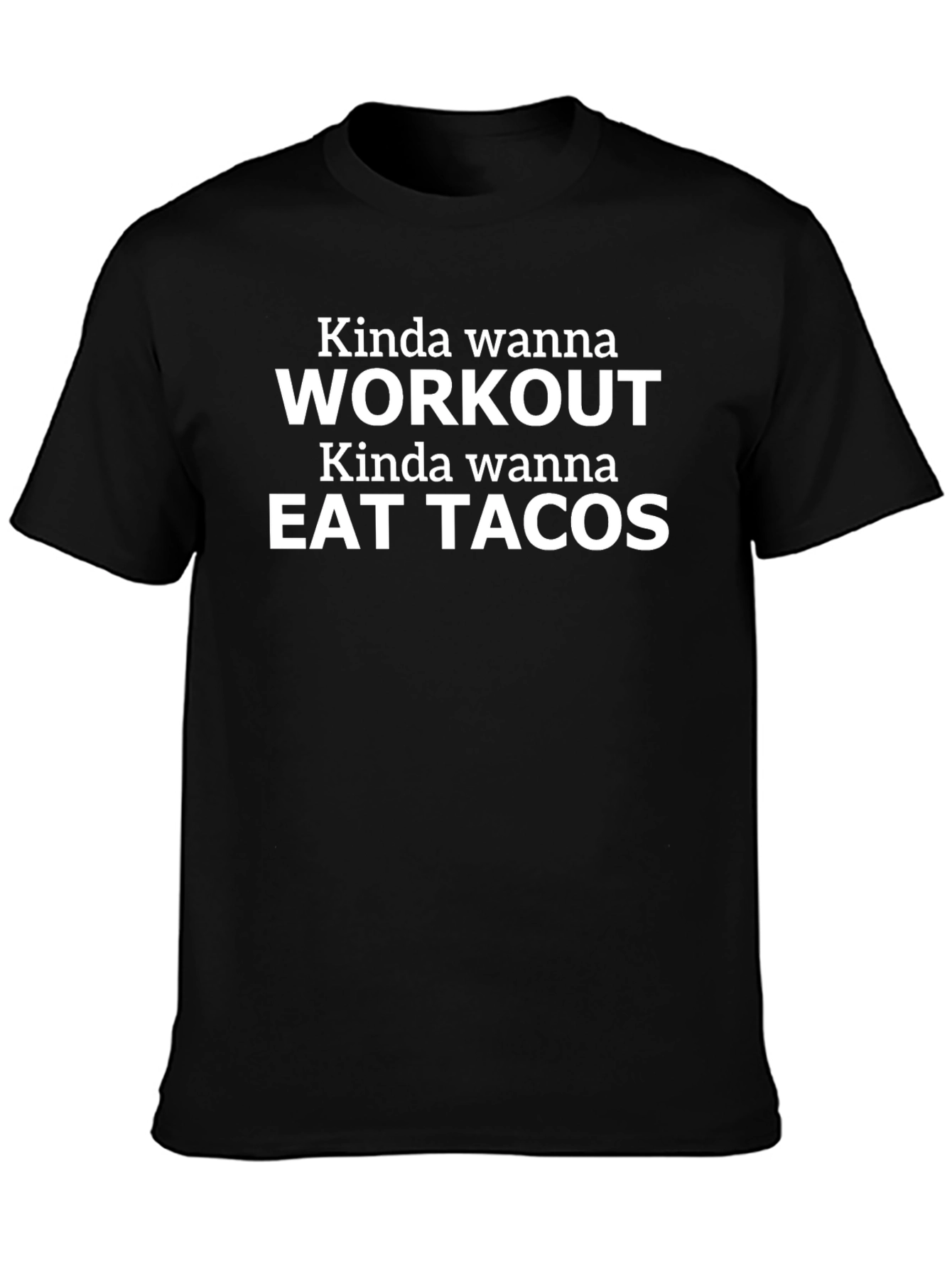 Funny Workout and Taco T-Shirt