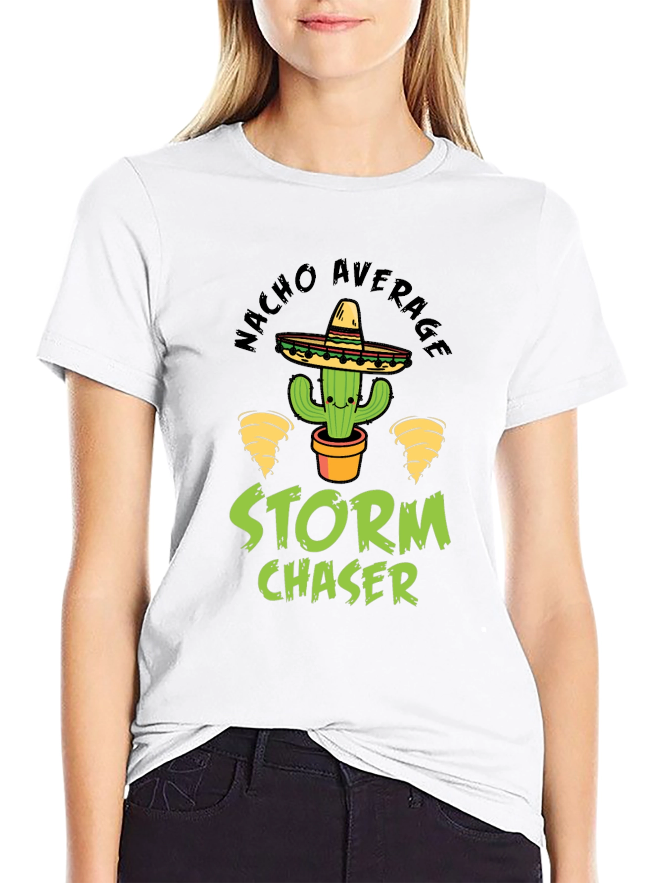 Nacho Average Storm Chaser Graphic T-Shirt
