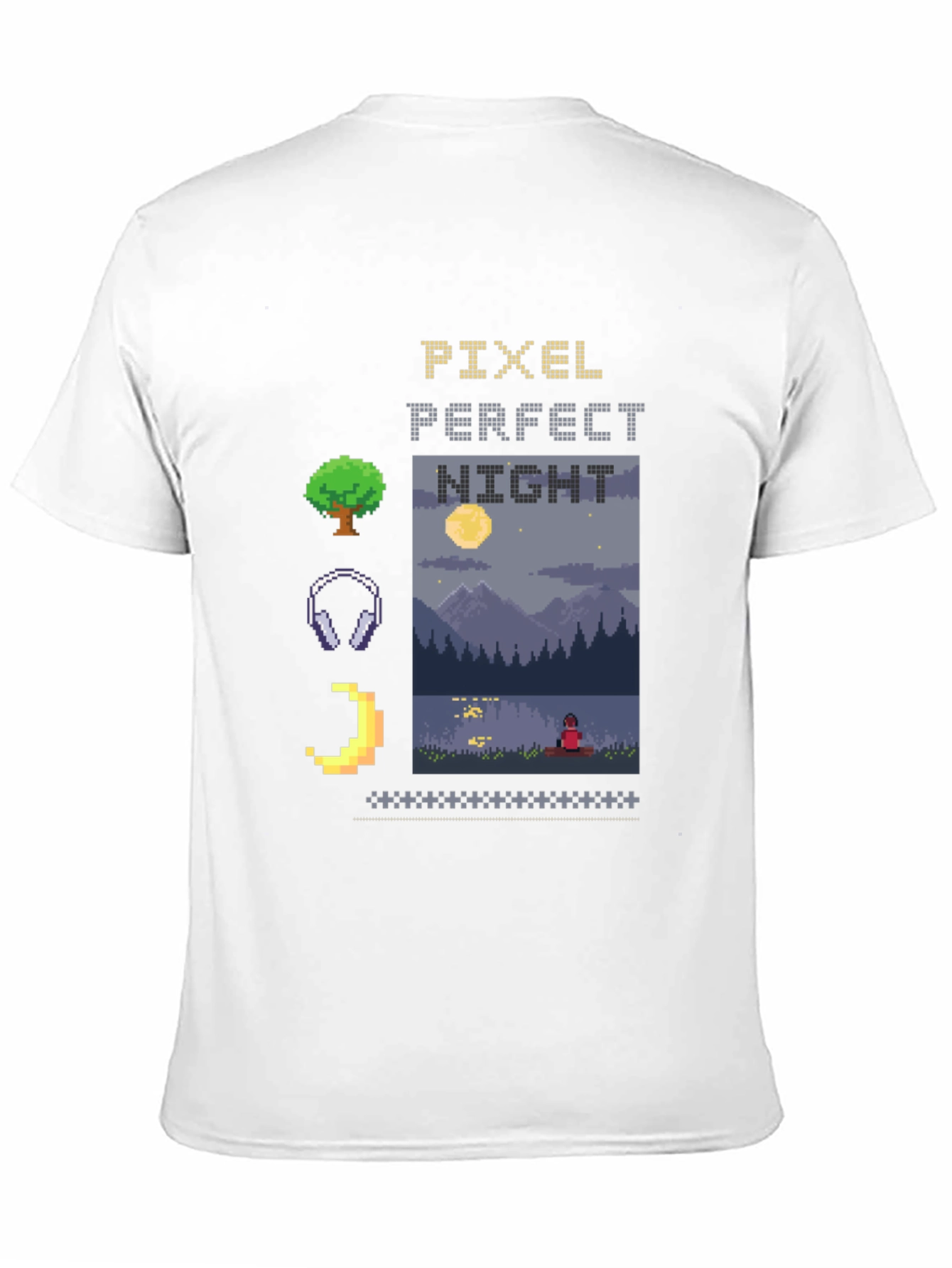 Pixel Perfect Night Graphic T-Shirt
