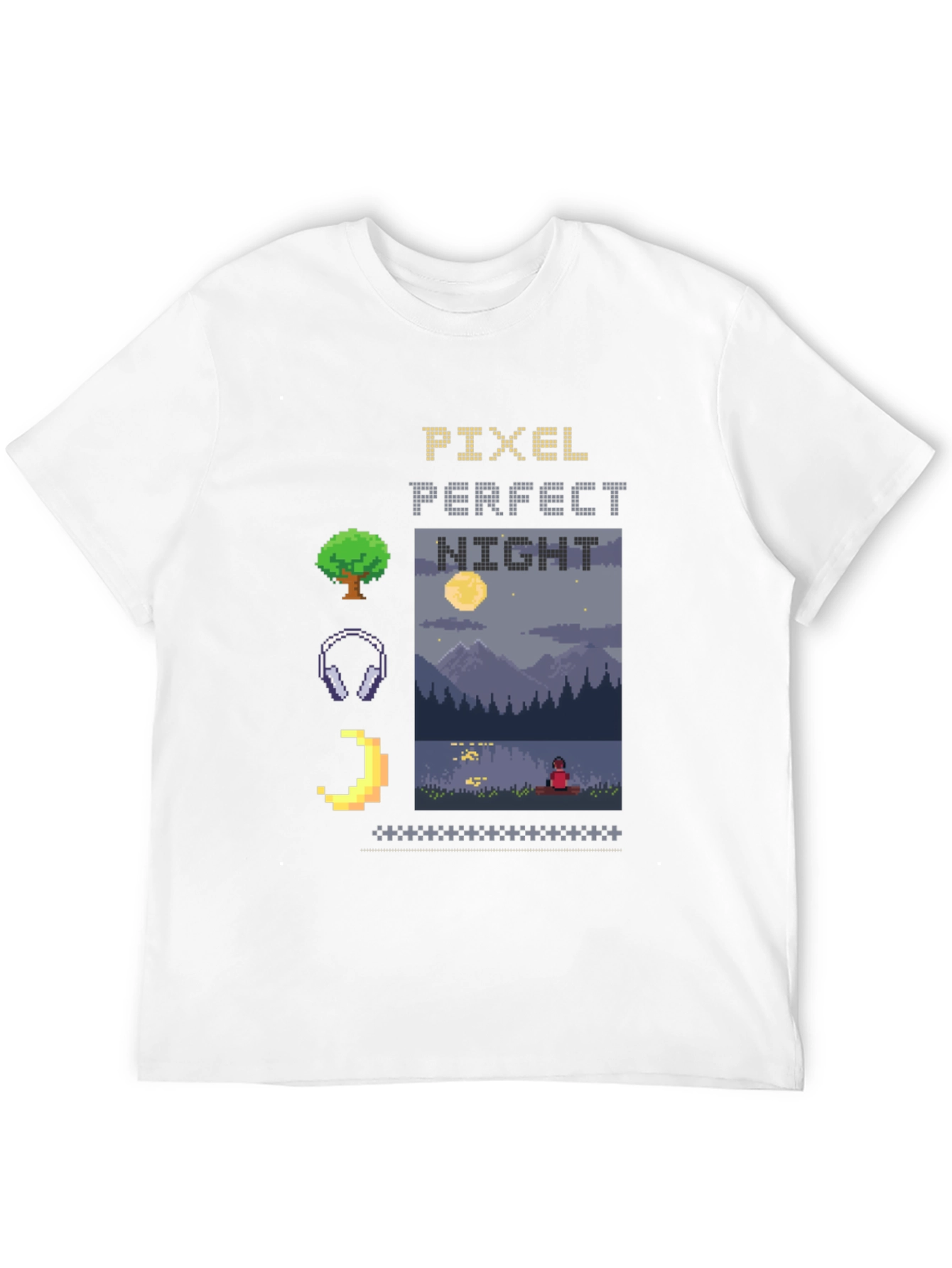 Pixel Perfect Night Graphic T-Shirt