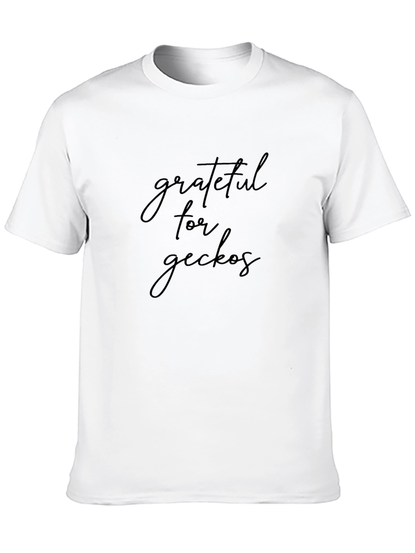 Grateful for Geckos Black Tee