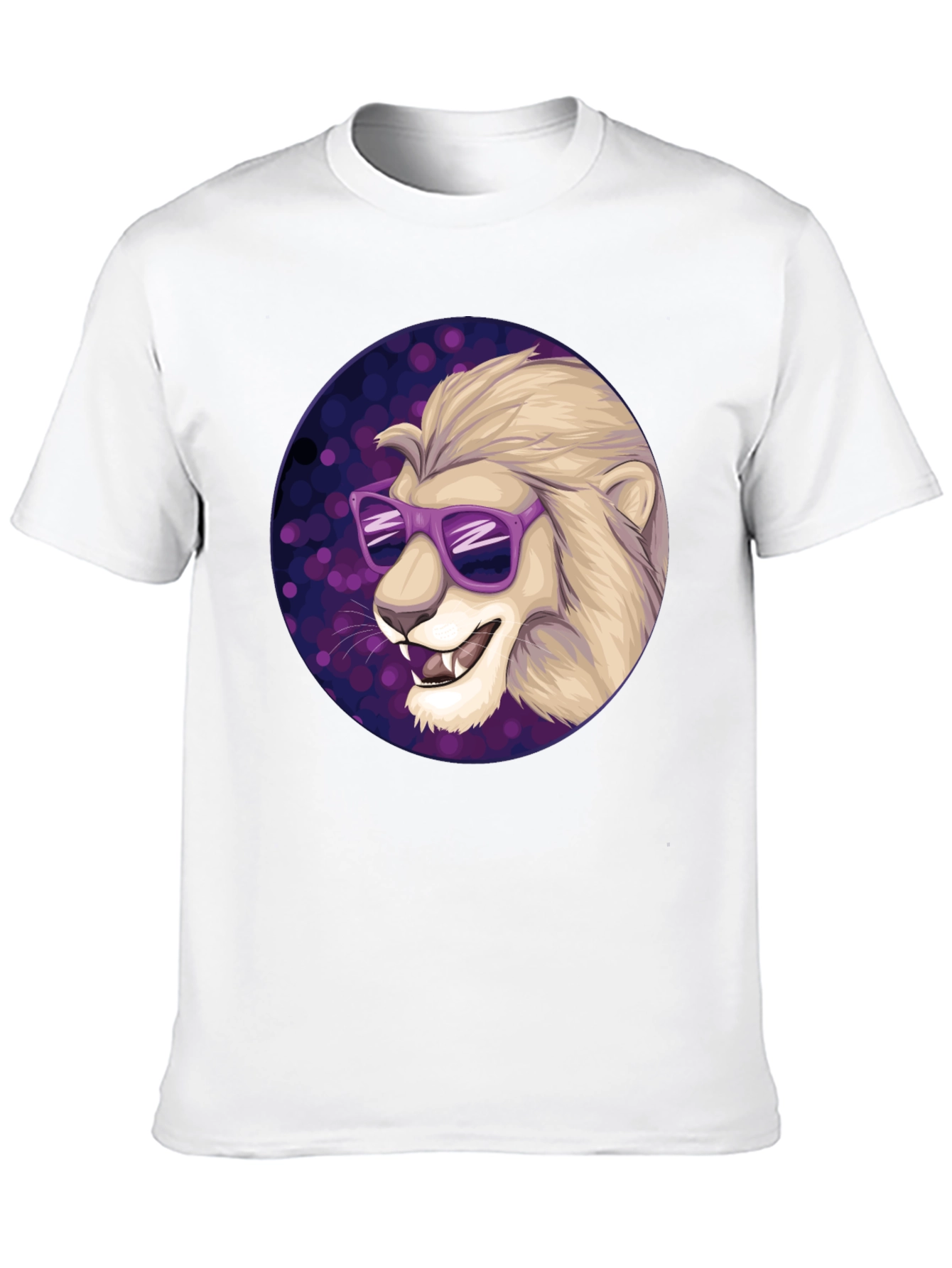 Cool Lion Graphic Tee - Stylish Mens Black T-Shirt