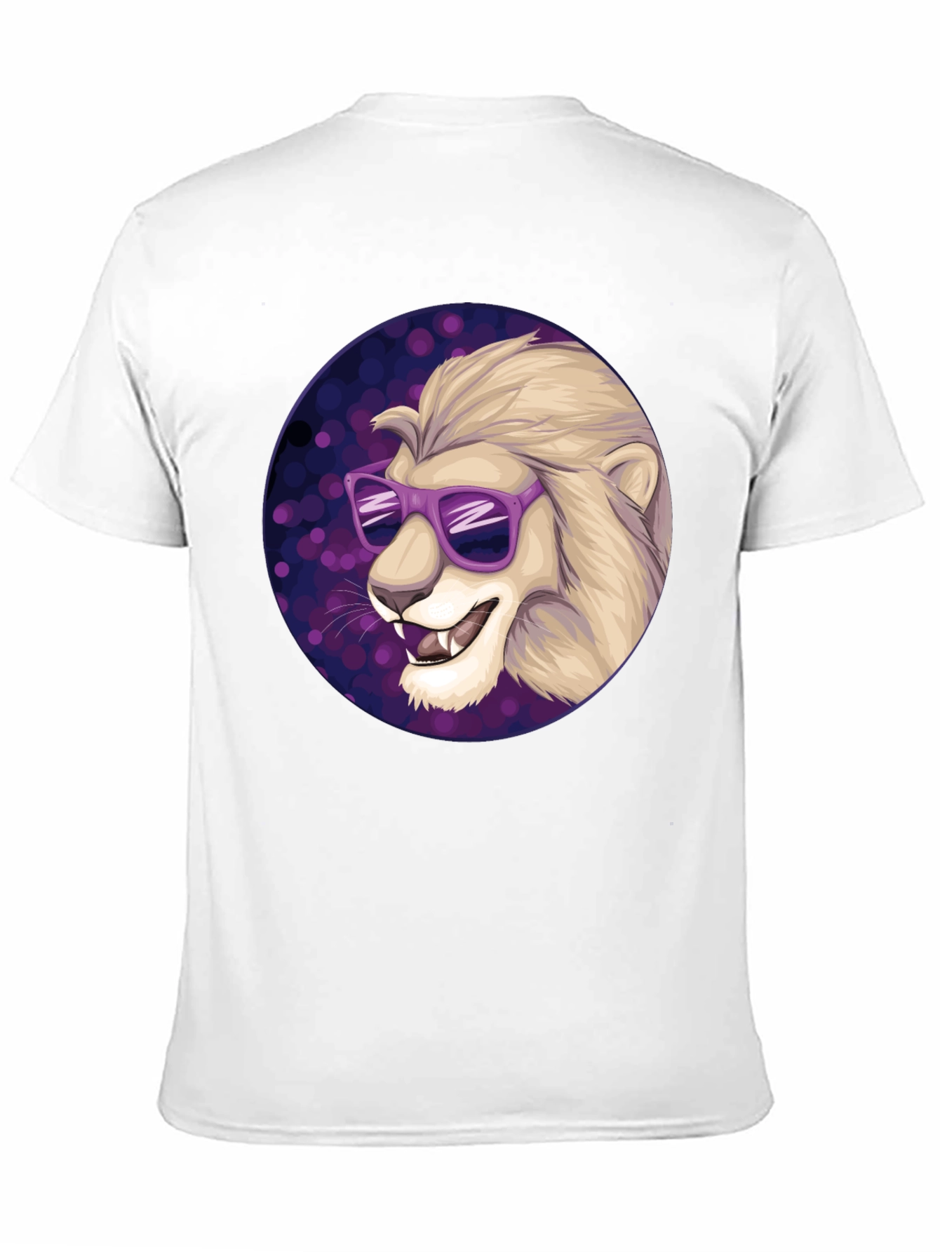 Cool Lion Graphic Tee - Stylish Mens Black T-Shirt