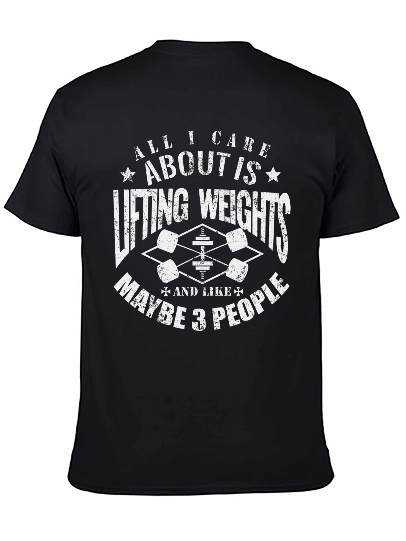 Lifting Weights Graphic Tee - Gym Workout Shirt