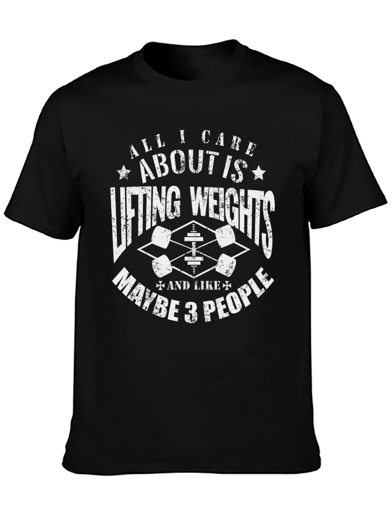 Lifting Weights Graphic Tee - Gym Workout Shirt
