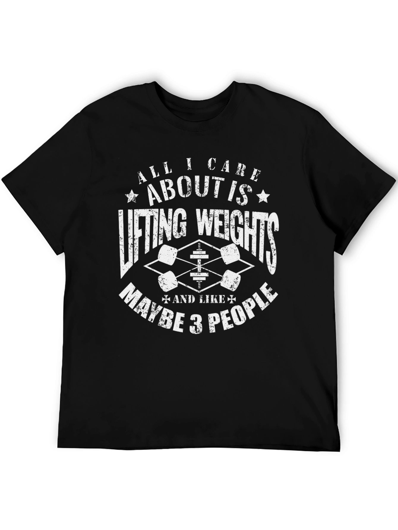 Lifting Weights Graphic Tee - Gym Workout Shirt