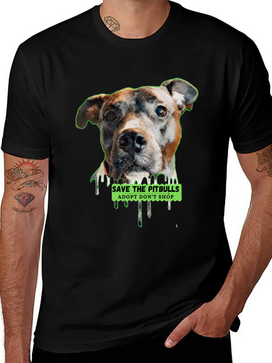 Save the Pitbulls T-Shirt - Adopt Dont Shop