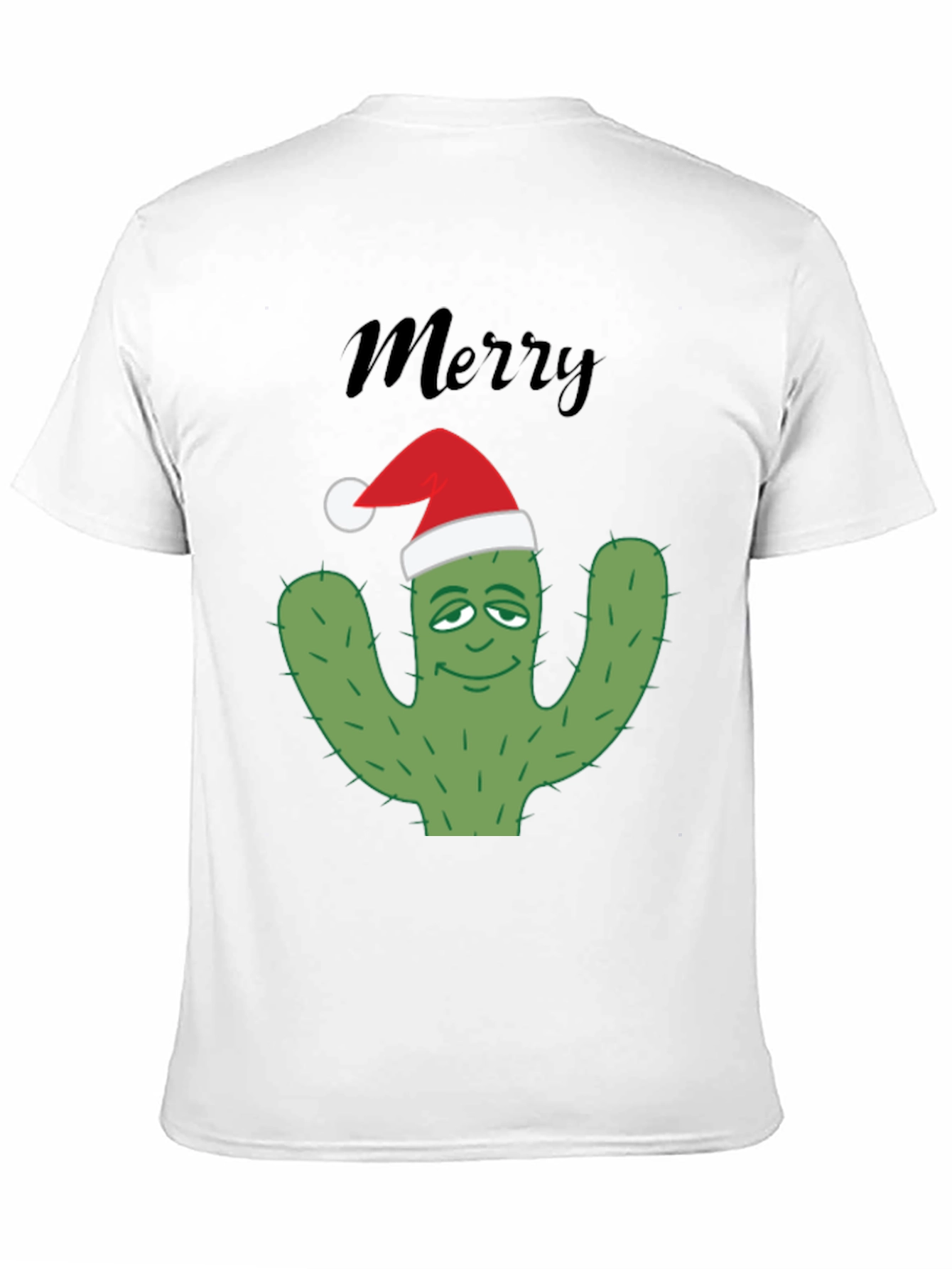 Merry Cactus Christmas T-Shirt - Holiday Apparel