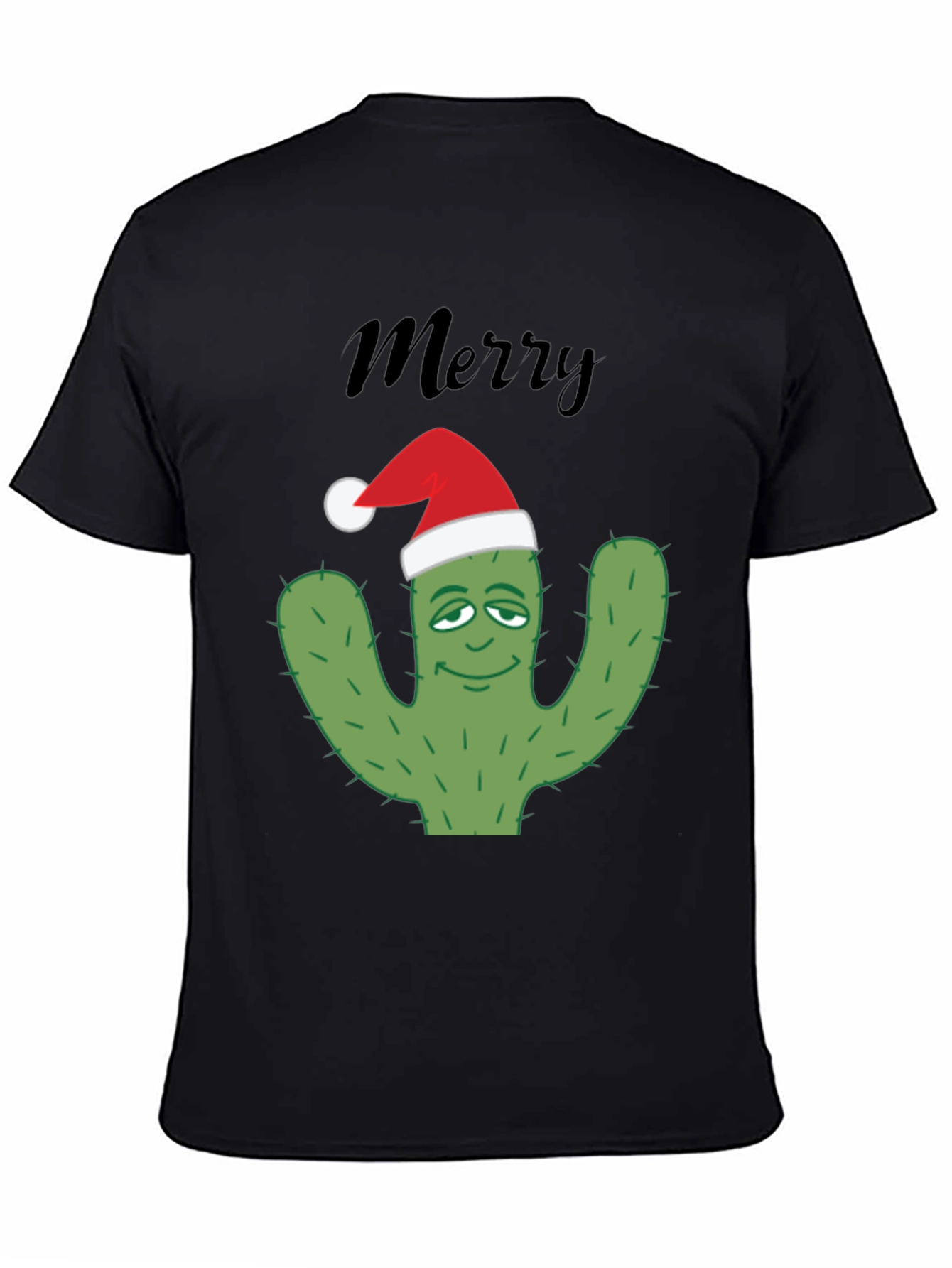 Merry Cactus Christmas T-Shirt - Holiday Apparel