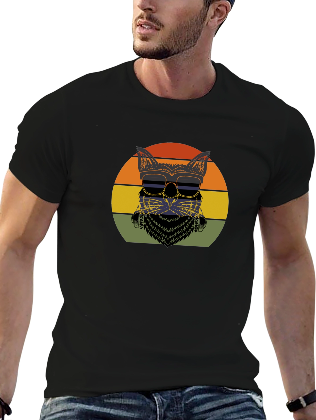 Cool Cat Retro T-Shirt