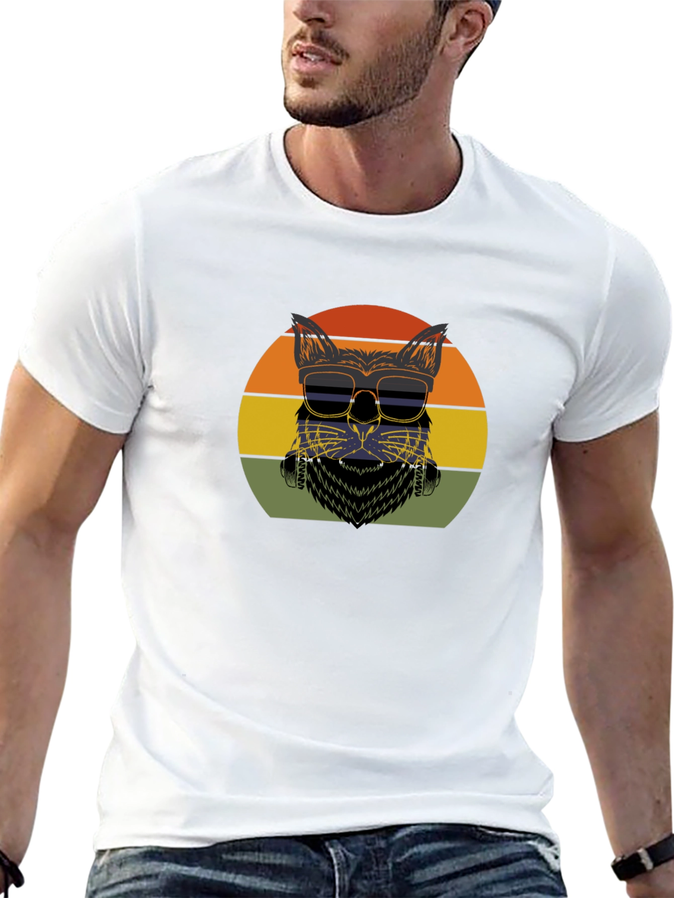 Cool Cat Retro T-Shirt