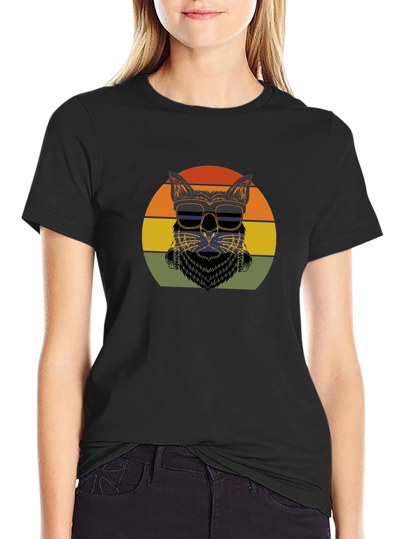 Cool Cat Retro T-Shirt