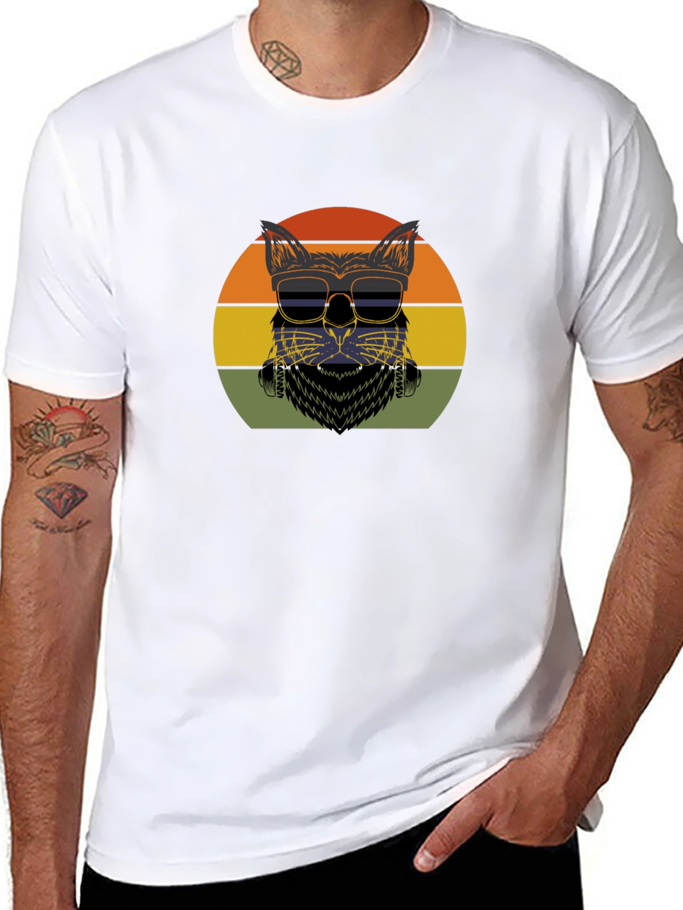 Cool Cat Retro T-Shirt