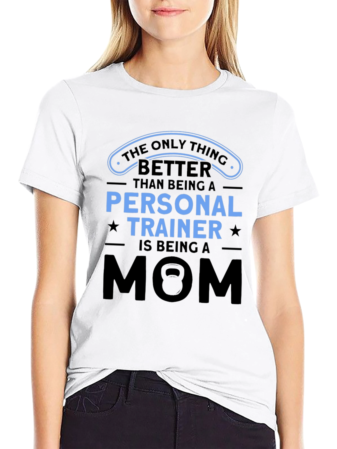 Personal Trainer Mom Black T-Shirt