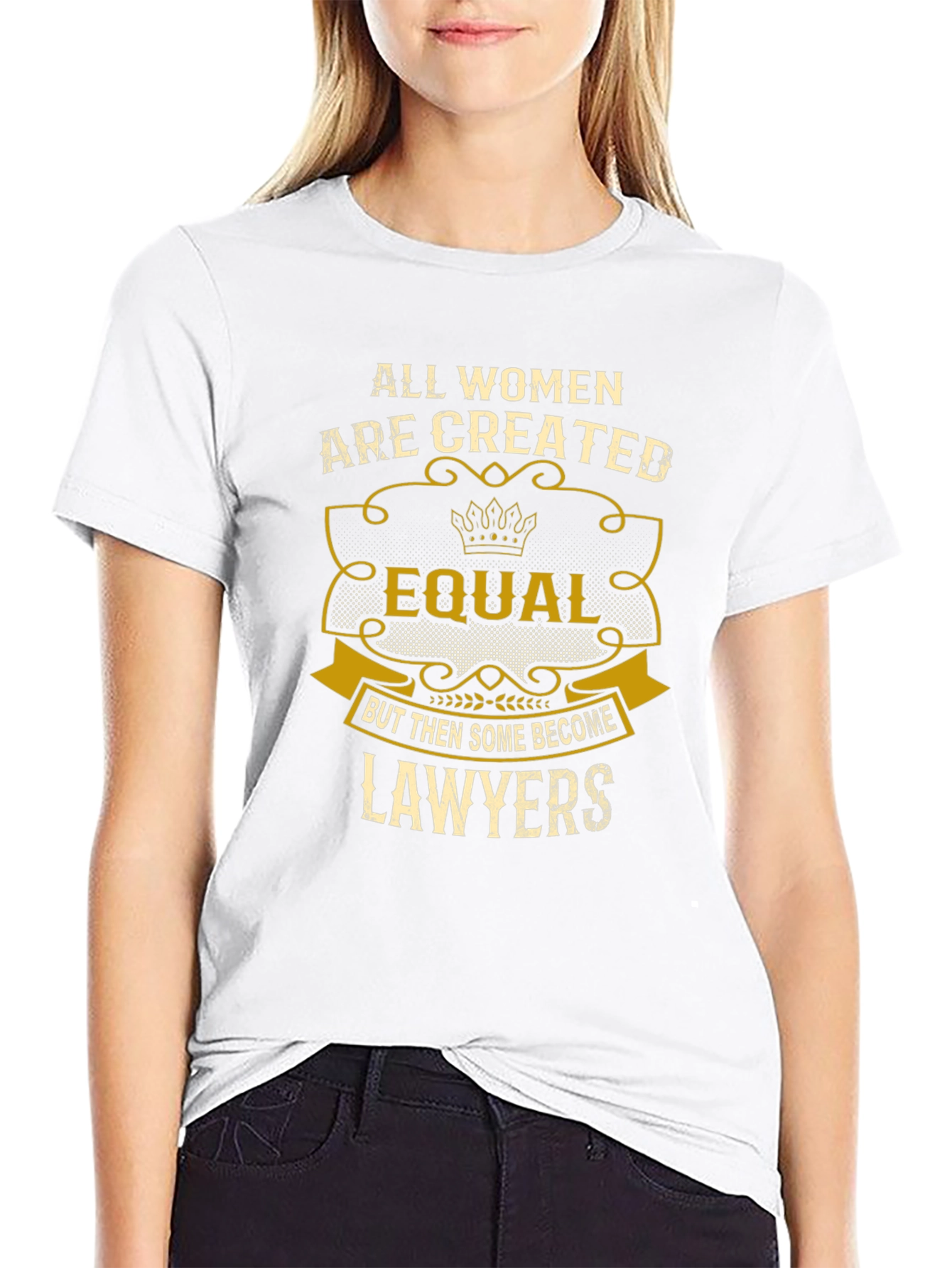 All Women Lawyers Black T-Shirt
