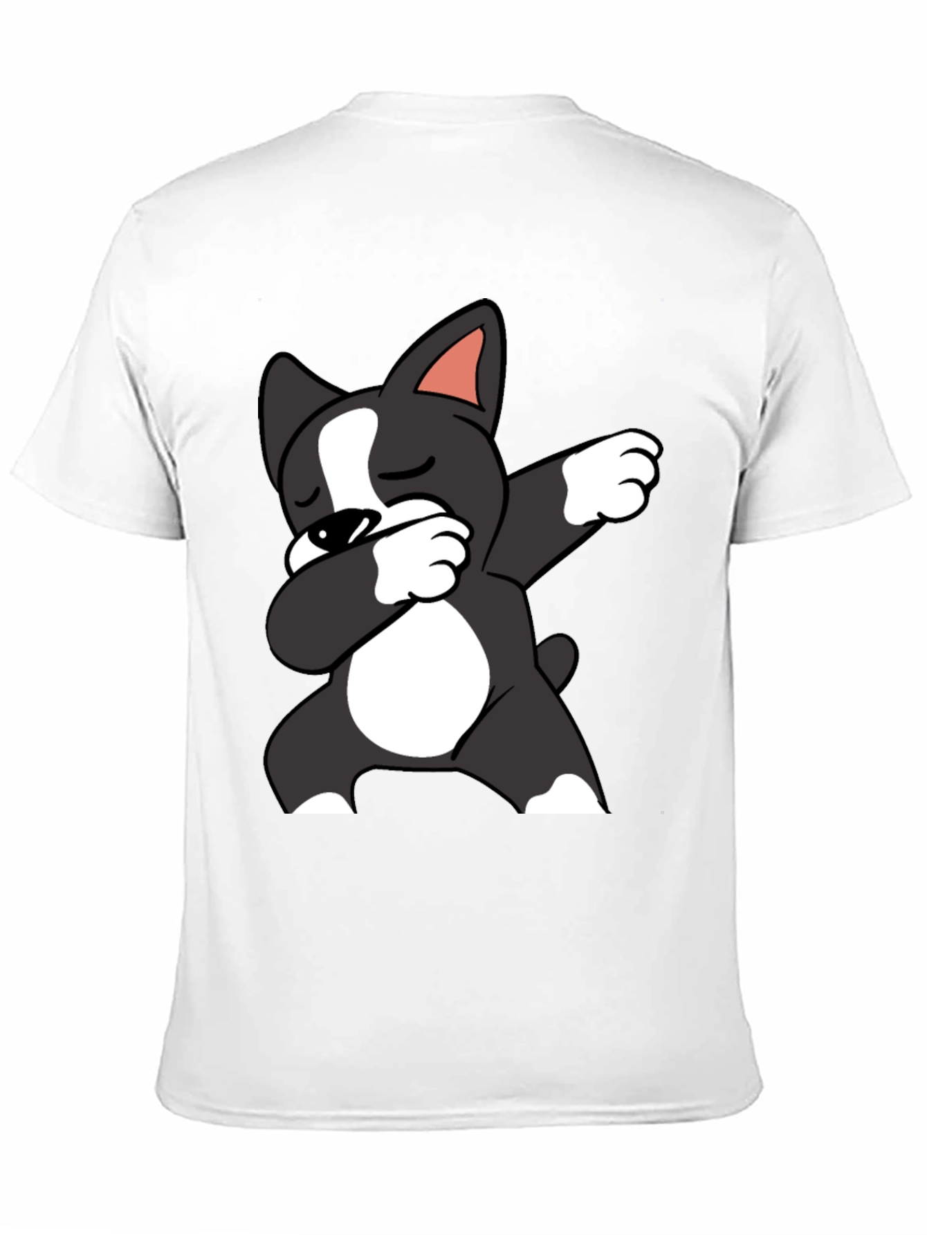 Dabbing Dog Graphic Tee - Mens Black T-Shirt