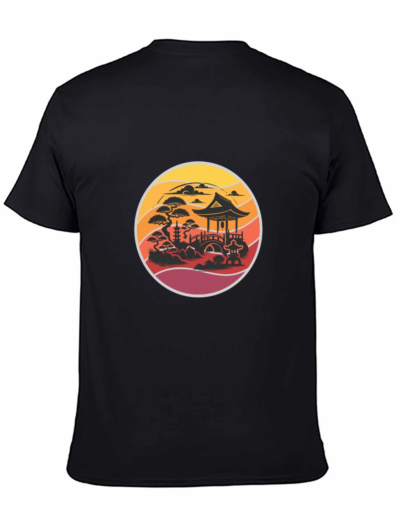 Zen Garden T-Shirt - Asian Inspired Design
