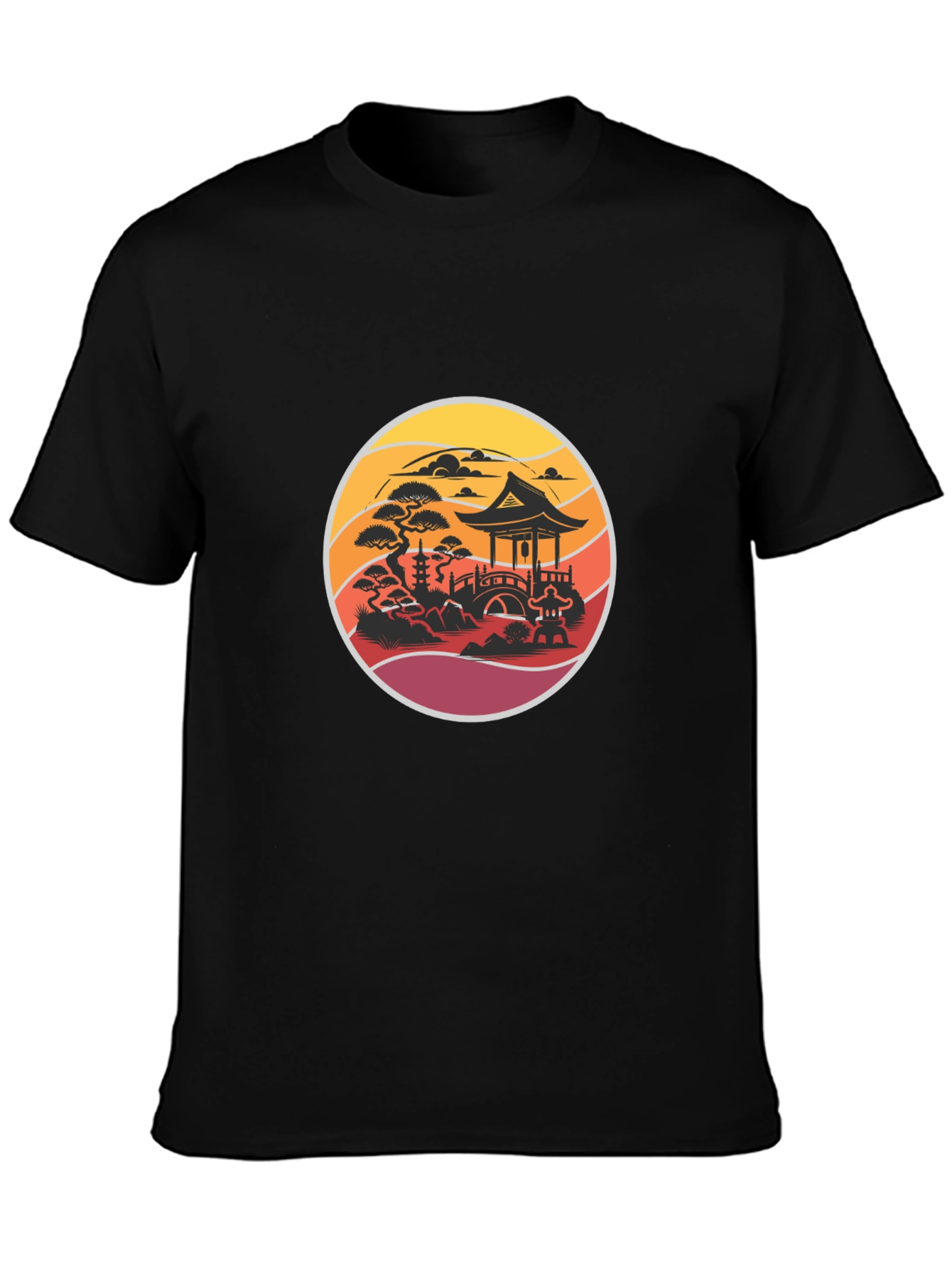 Zen Garden T-Shirt - Asian Inspired Design