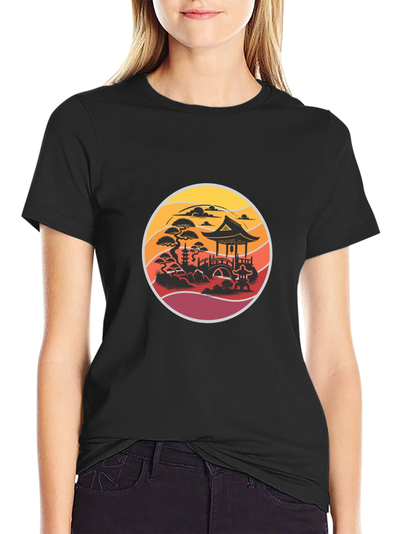 Zen Garden T-Shirt - Asian Inspired Design