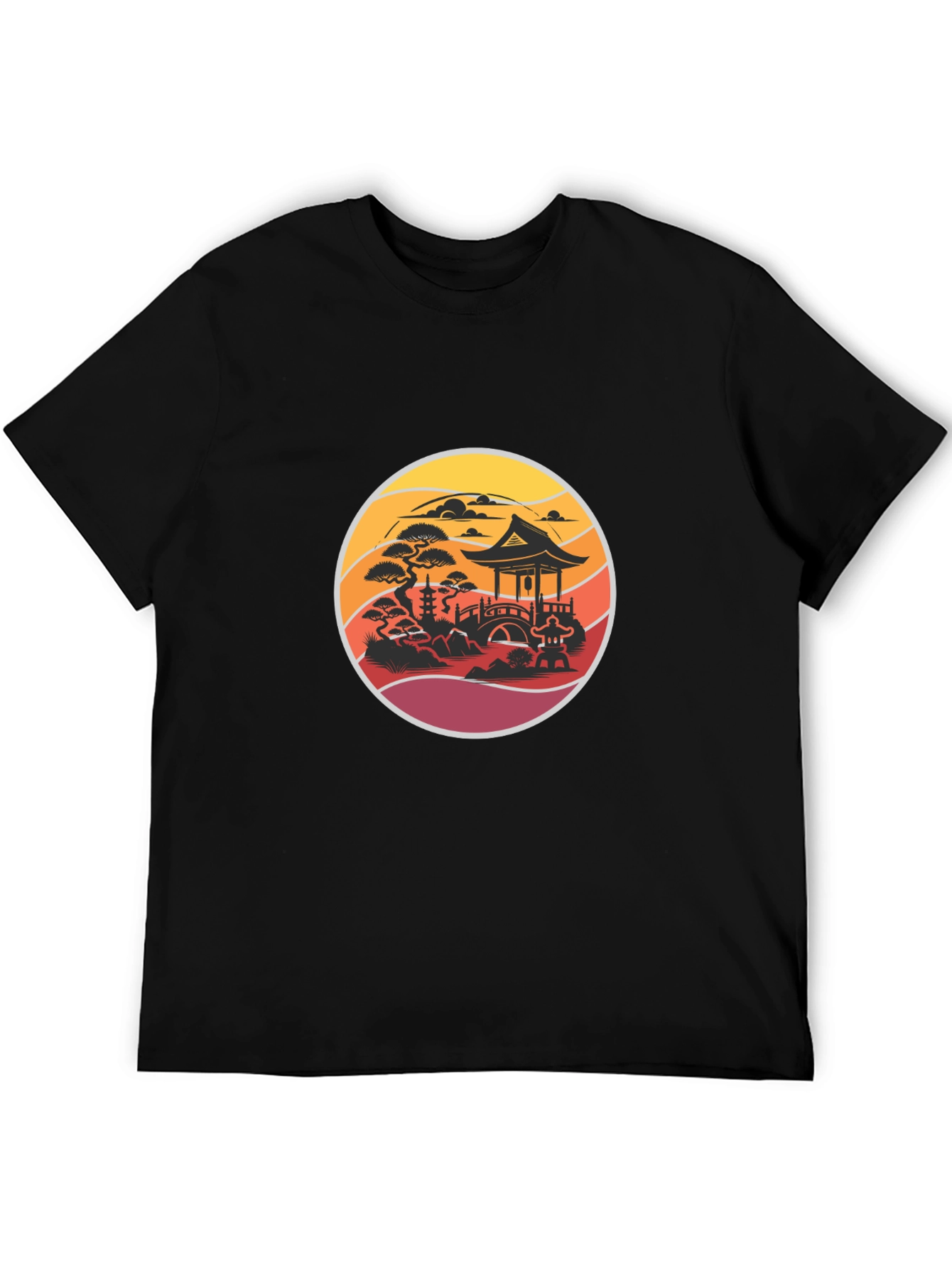 Zen Garden T-Shirt - Asian Inspired Design