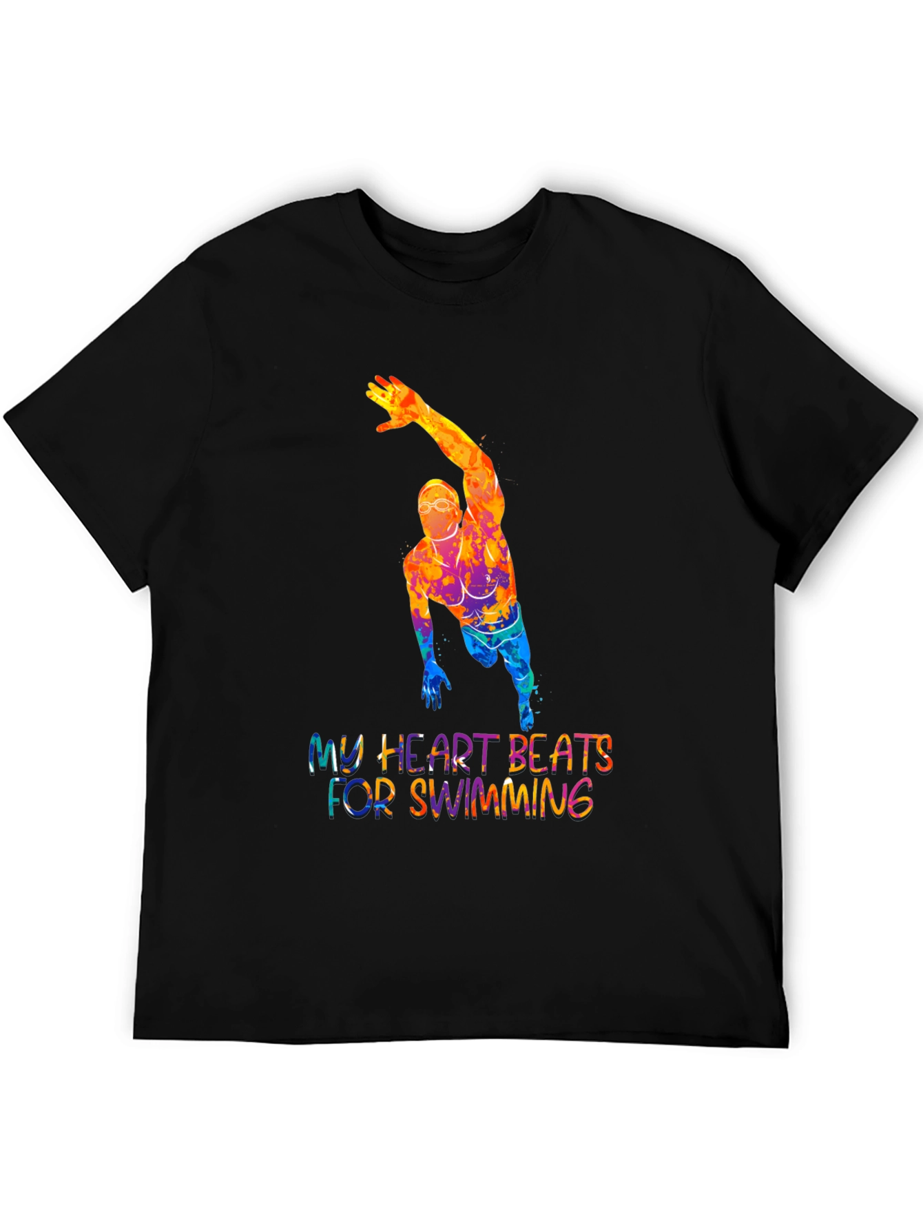 Swimming Heartbeat Graphic Tee