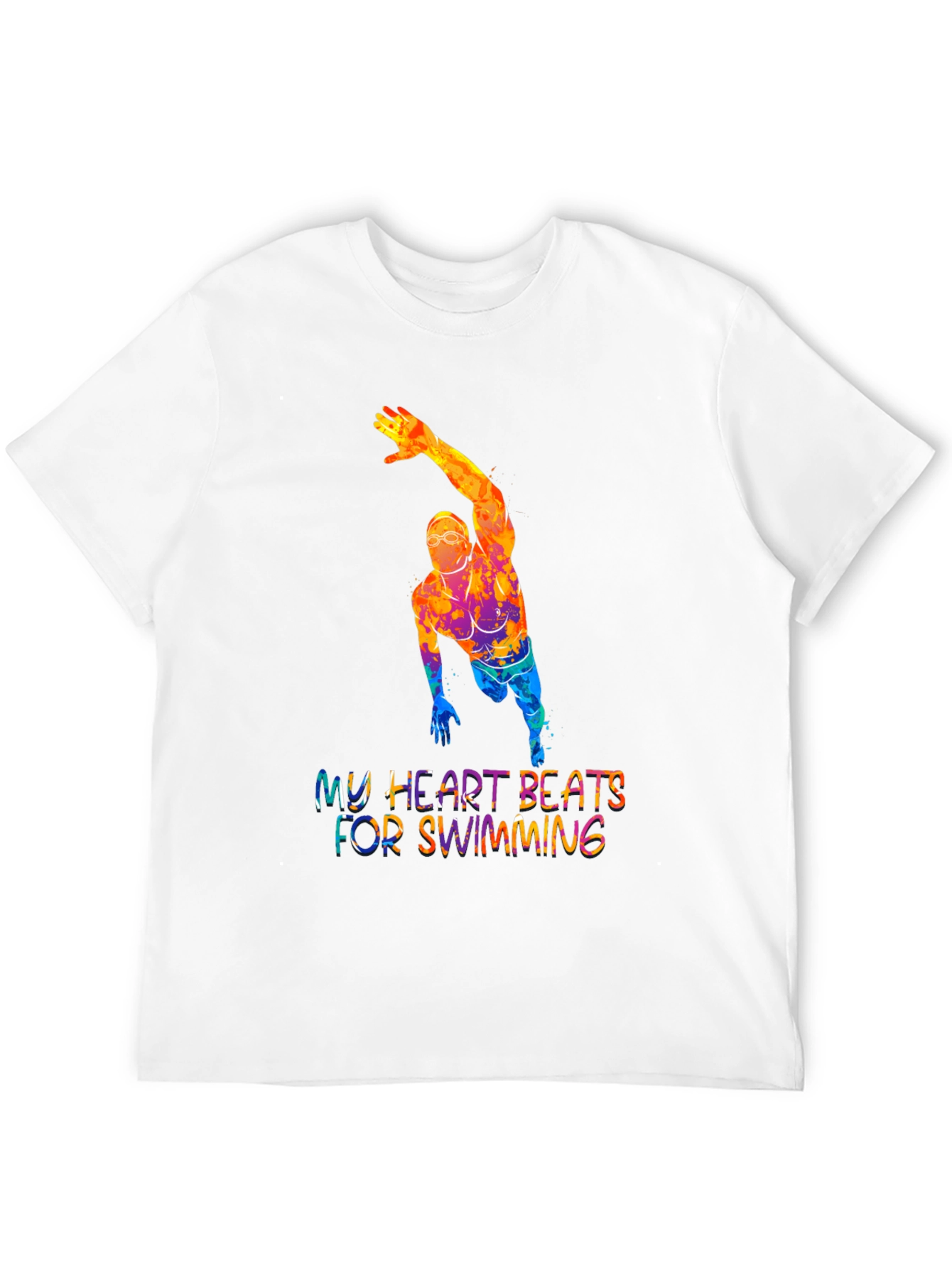 Swimming Heartbeat Graphic Tee