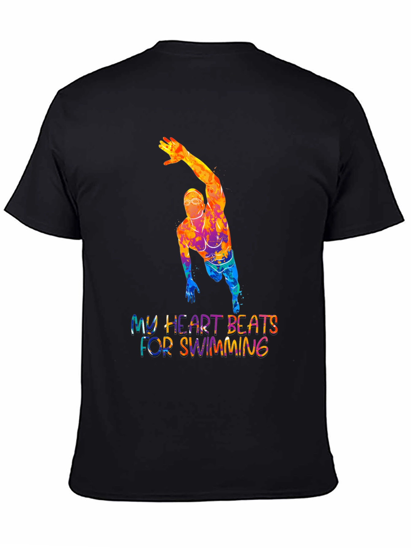 Swimming Heartbeat Graphic Tee