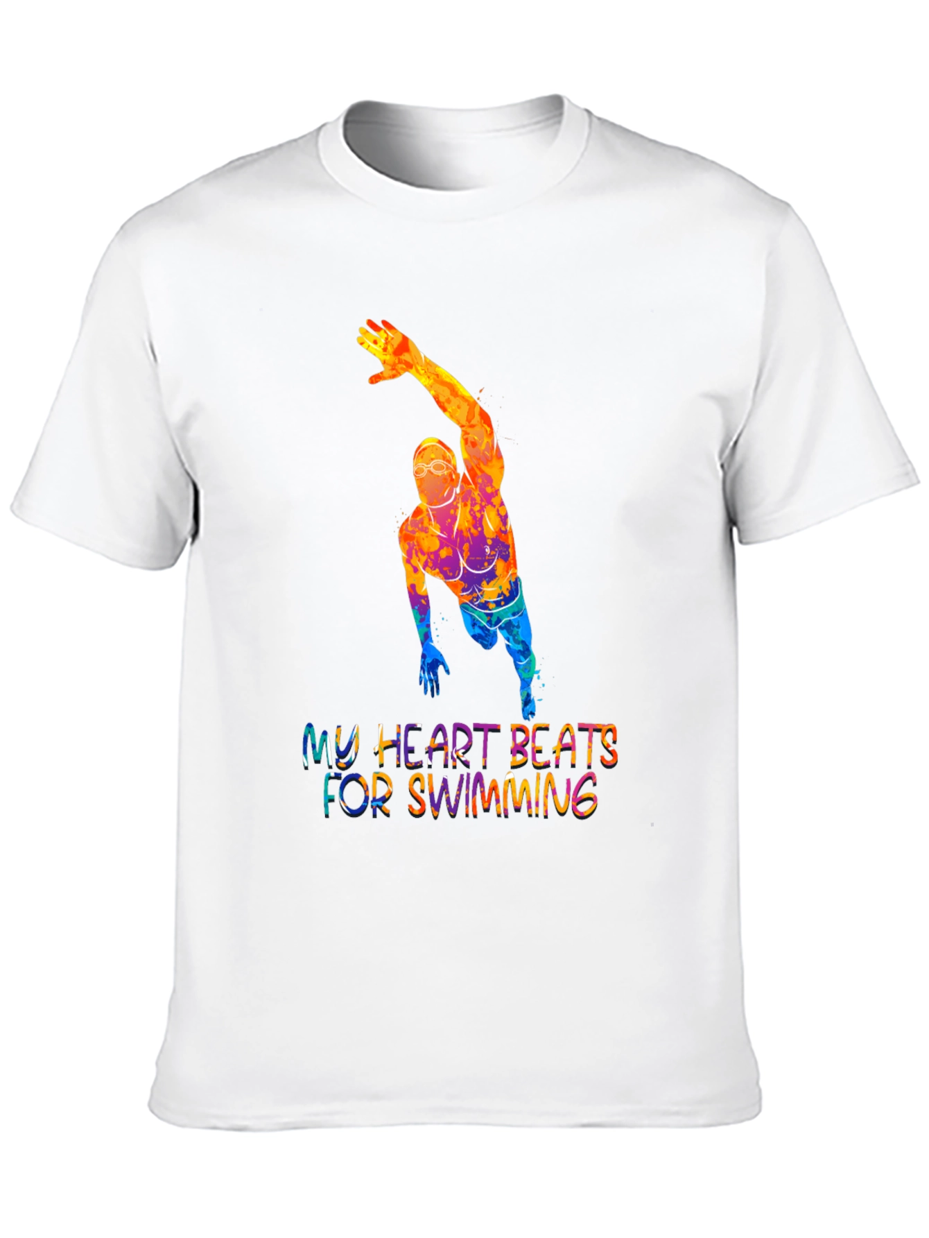 Swimming Heartbeat Graphic Tee