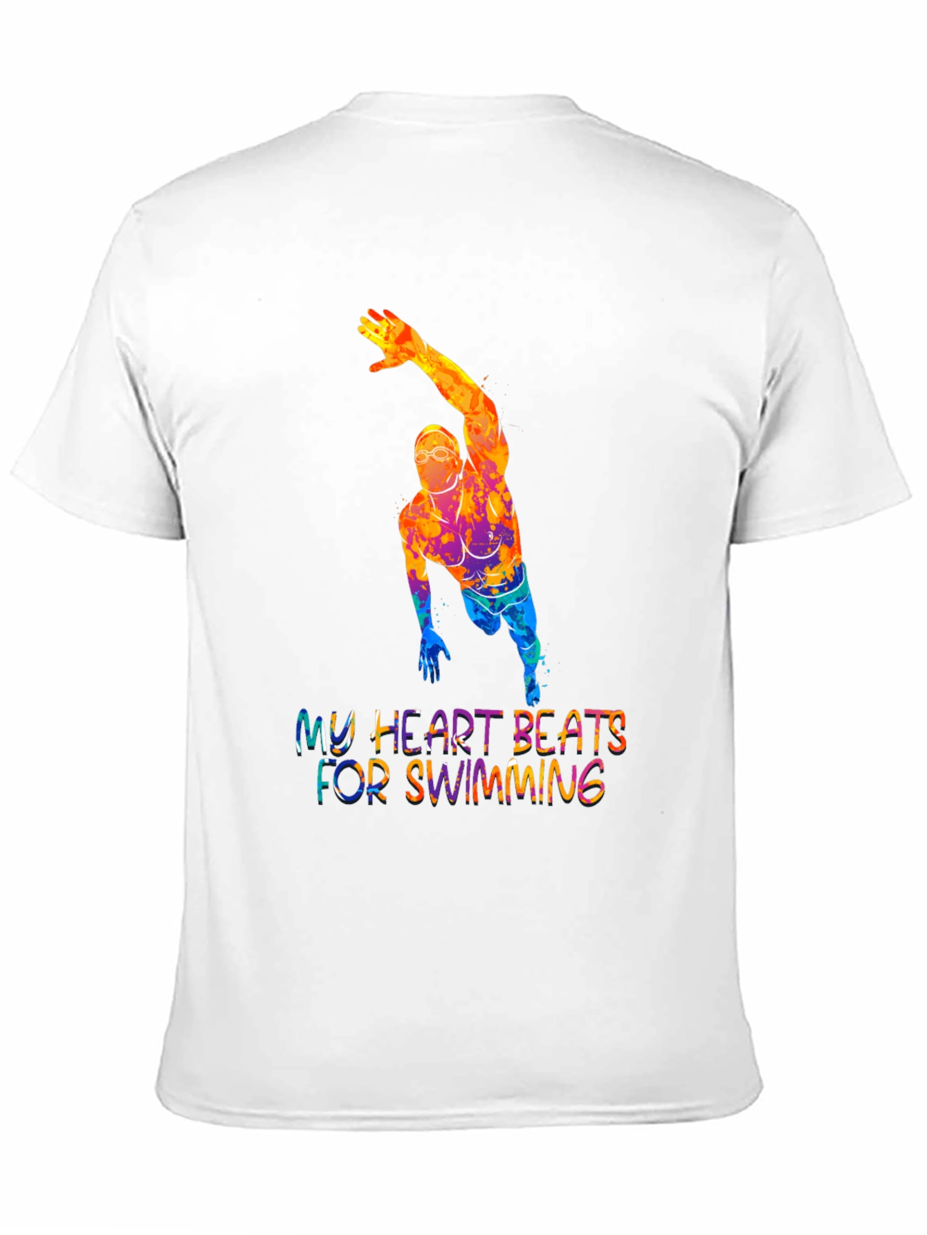 Swimming Heartbeat Graphic Tee