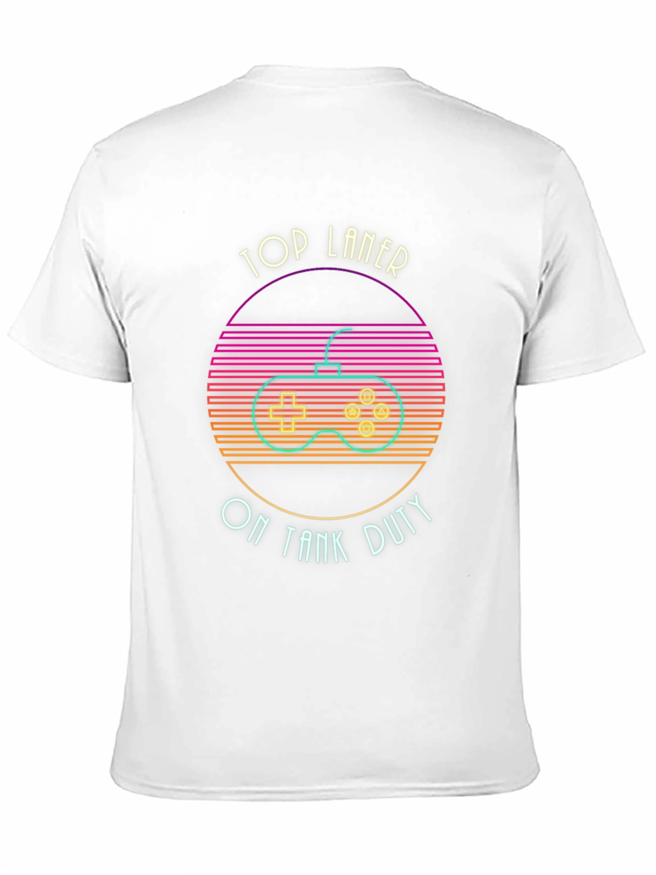 Top Laner On Tank Duty Black T-Shirt